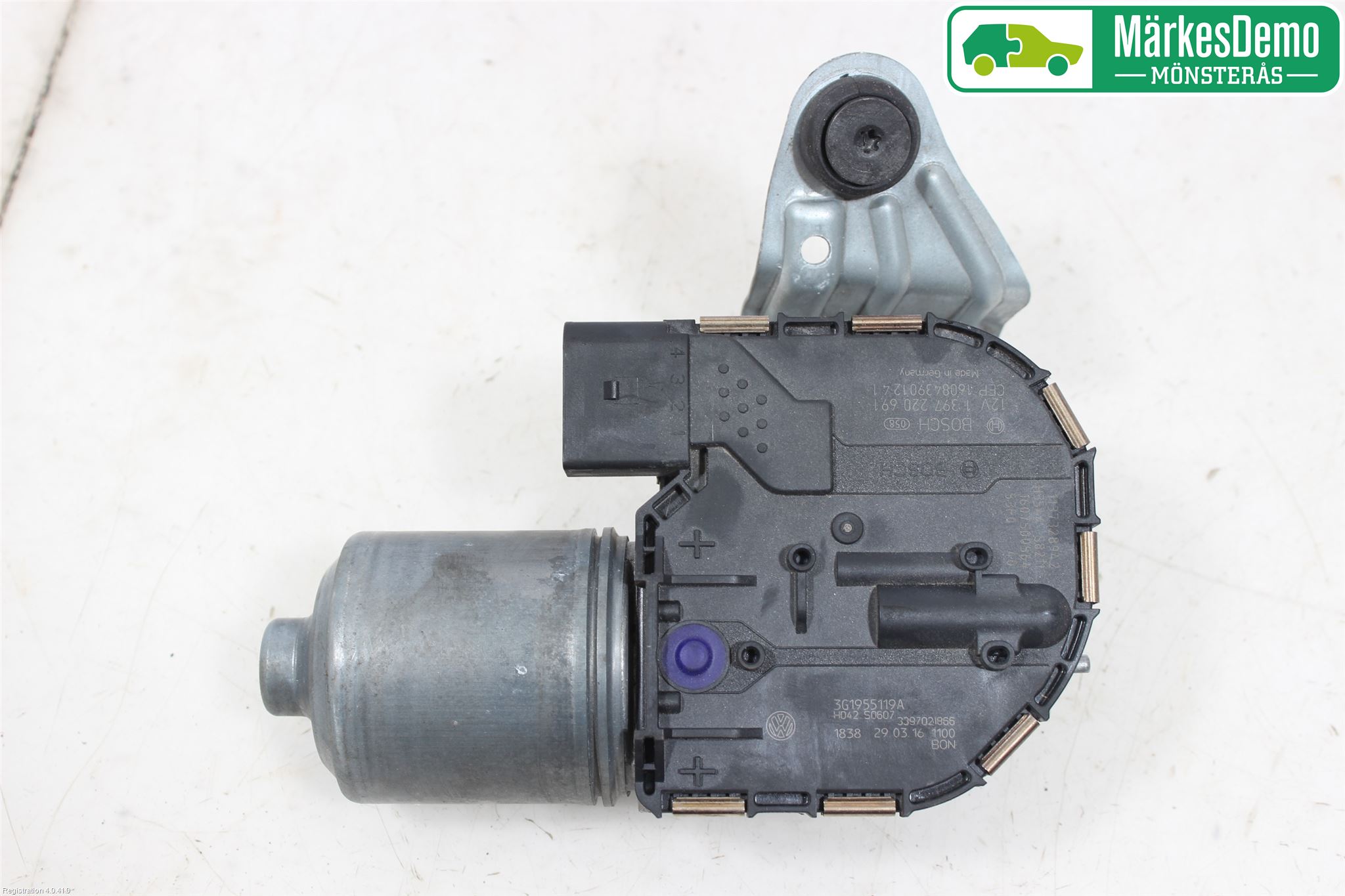 Volkswagen VW PASSAT 15-19 Torkarmotor Vindruta