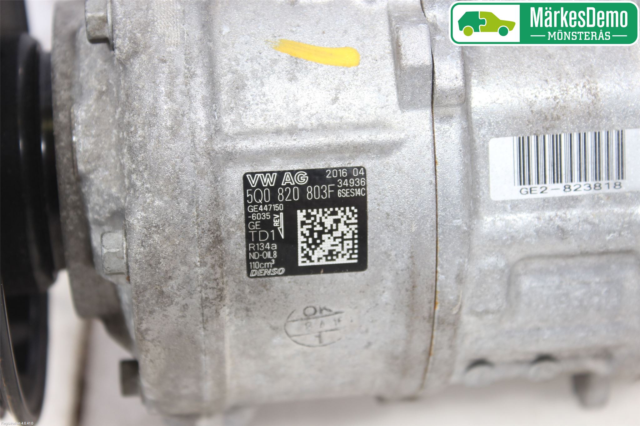 Volkswagen VW PASSAT 15-19 Ac Kompressor