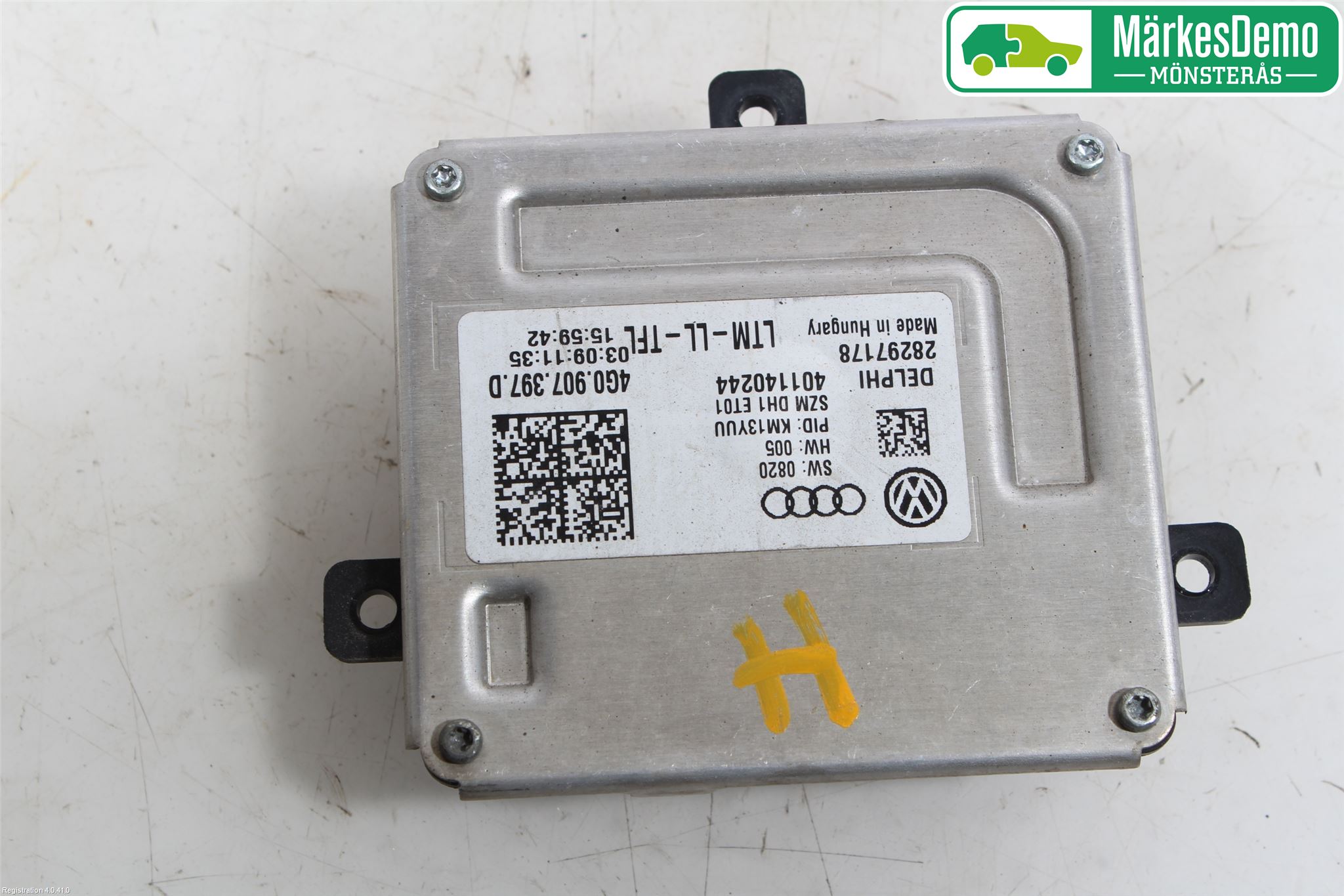 Audi A6/S6 4G 11-18 Styrenhet Strålkastare