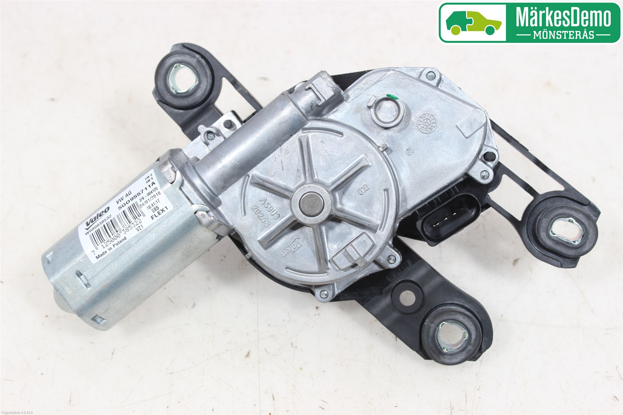 Volkswagen VW GOLF / E-GOLF VII 13-20 Torkarmotor Baklucka