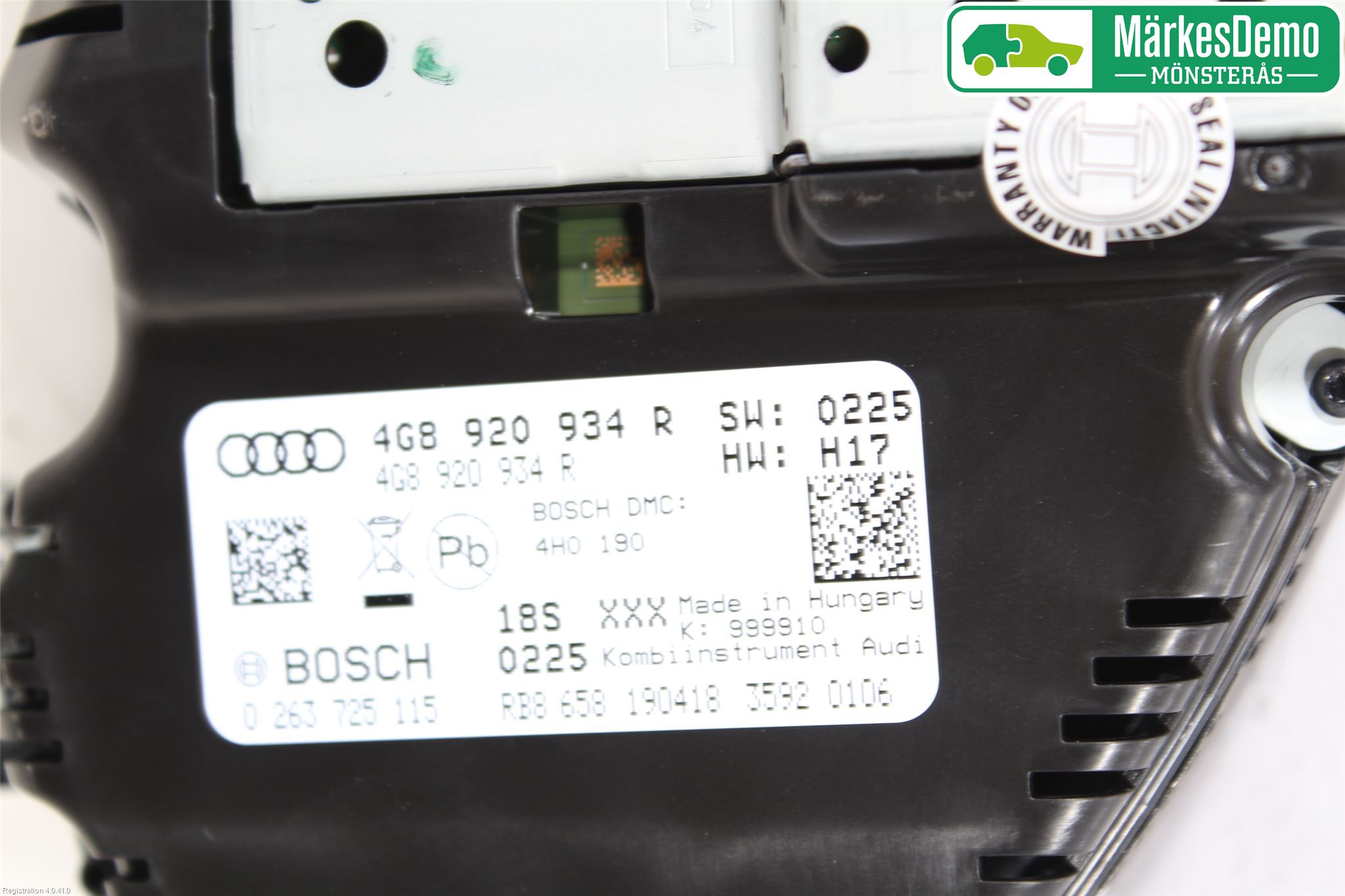 Audi A6/S6 4G 11-18 Instrument Komb