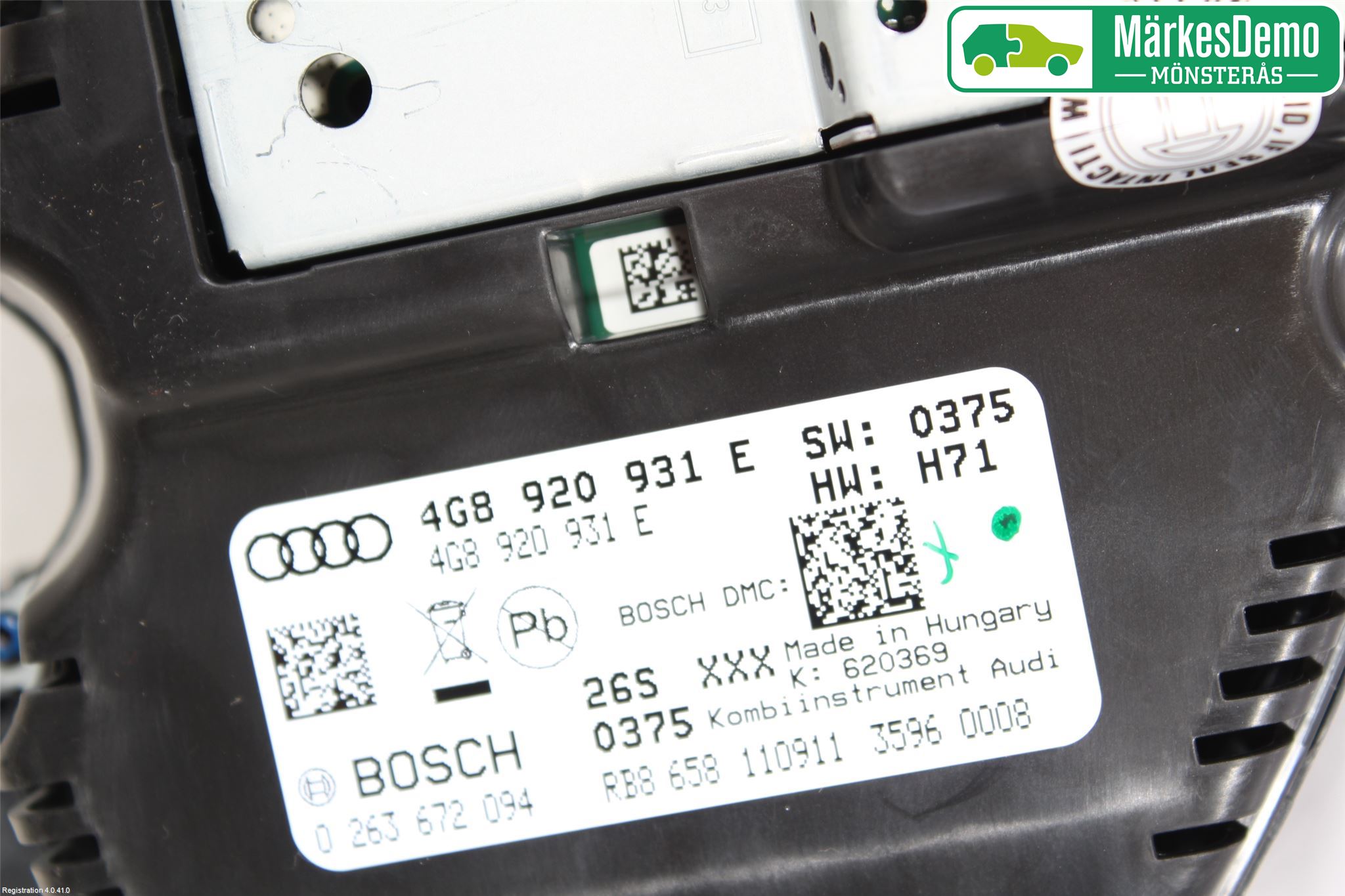 Audi A6/S6 4G 11-18 Instrument Komb