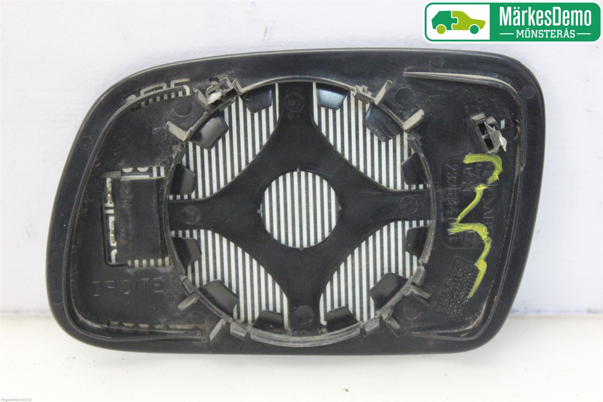 Peugeot 407 Spegelglas Hö