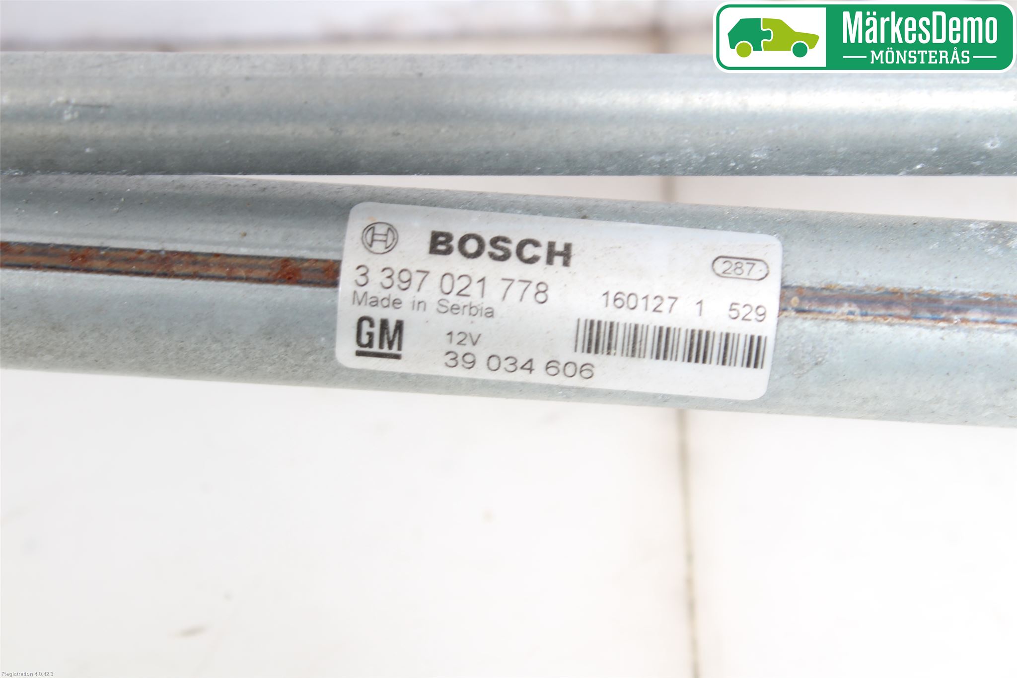 Opel ASTRA K 16-22 Torkarmekanism Vindruta