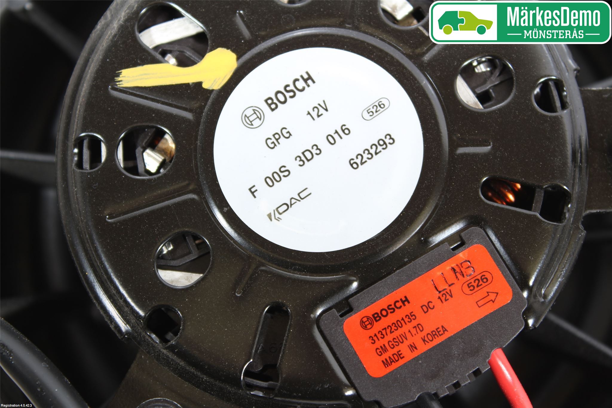 Opel MOKKA 13-20 Kylfläkt El