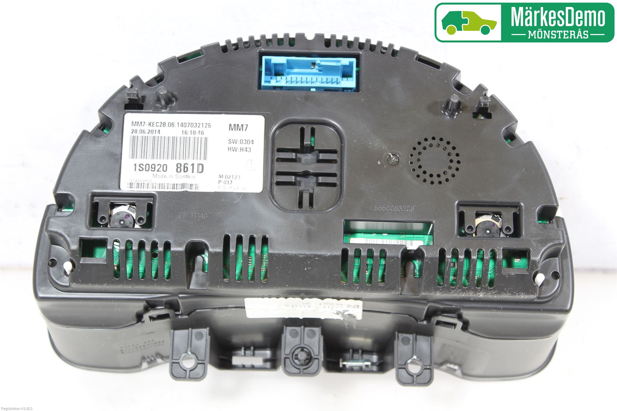 Volkswagen VW UP! / E-UP! Instrument Komb