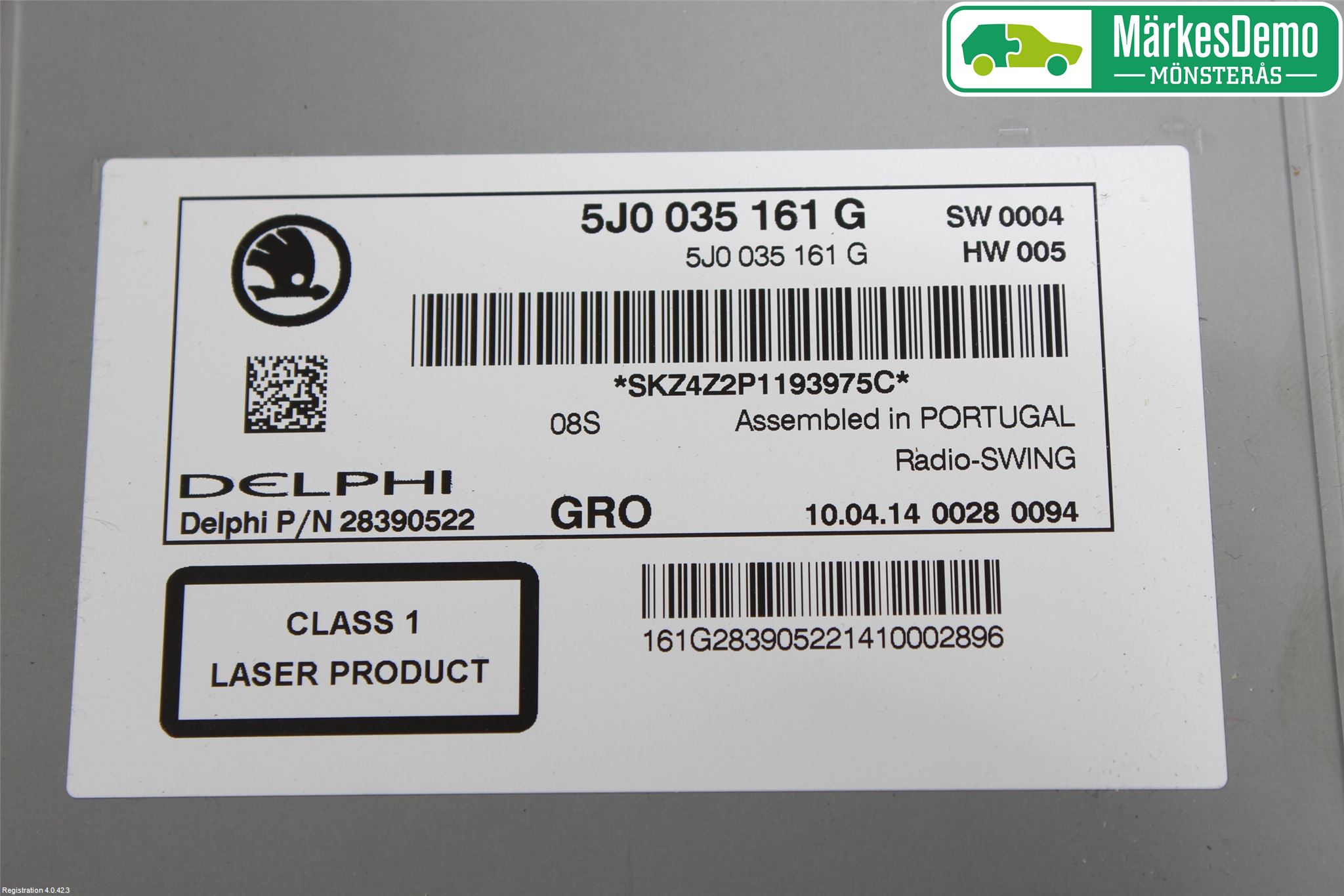 Skoda FABIA 07-14 Radio