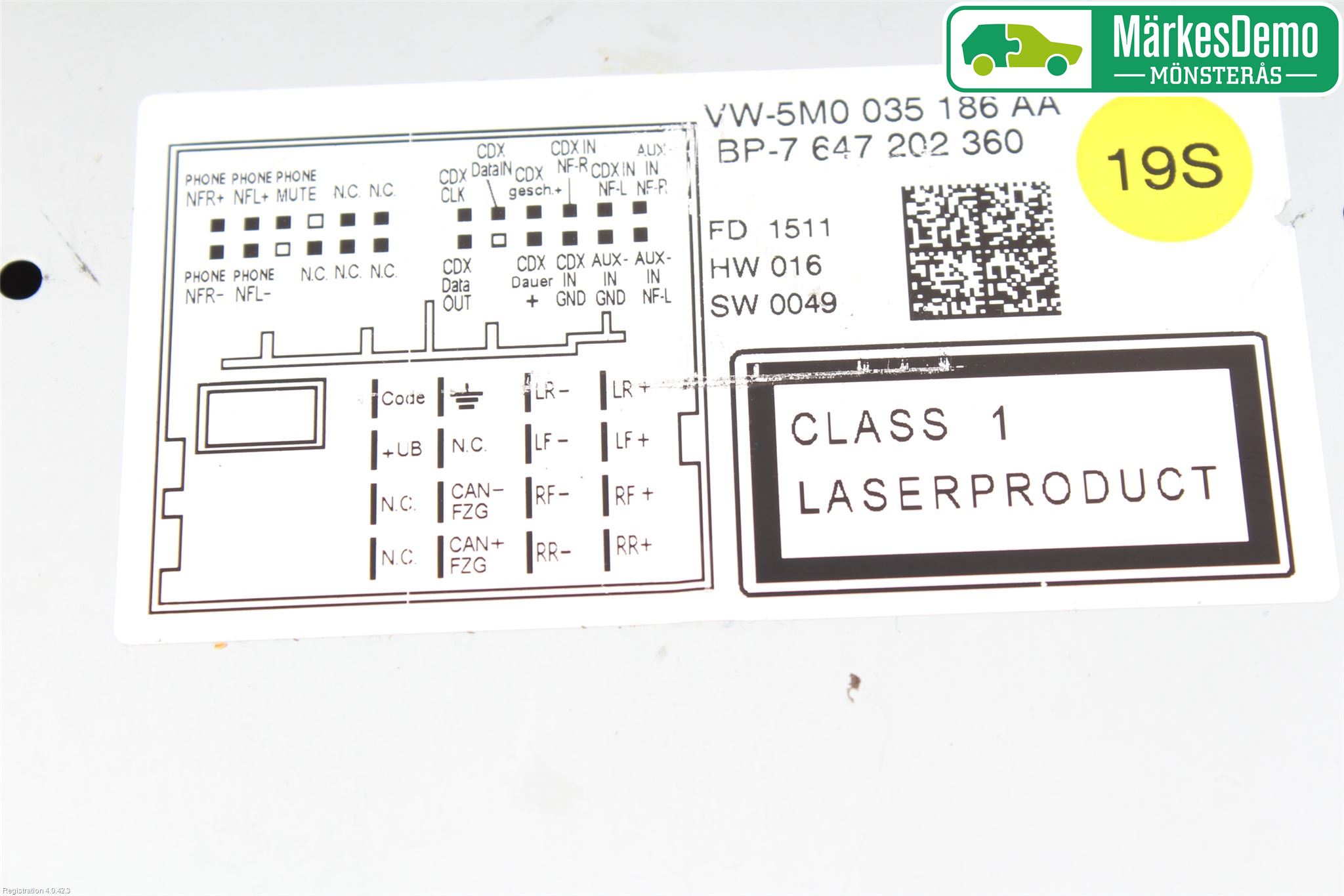 Volkswagen VW POLO 10-17 Radio