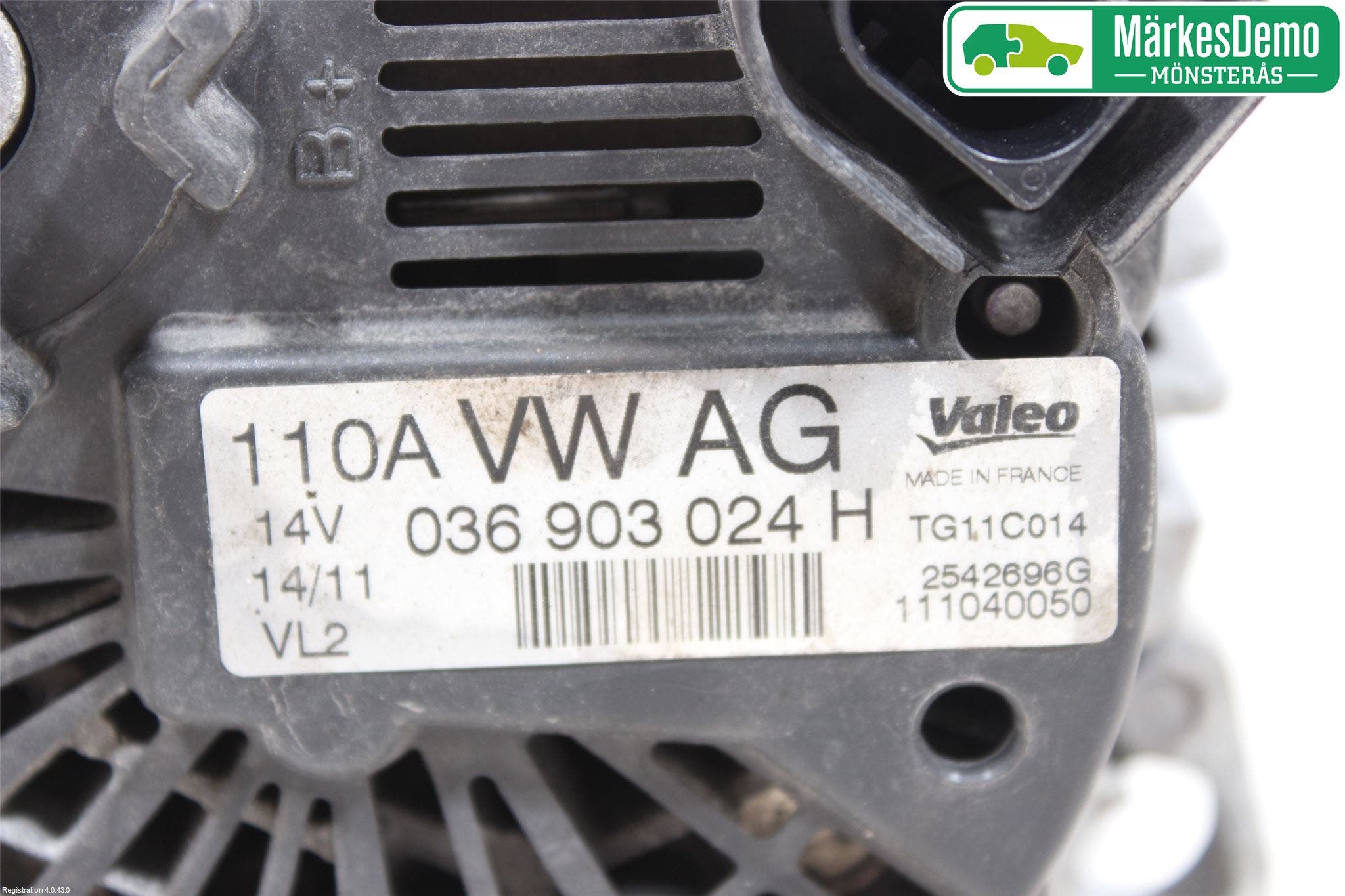 Volkswagen VW POLO 10-17 Generator