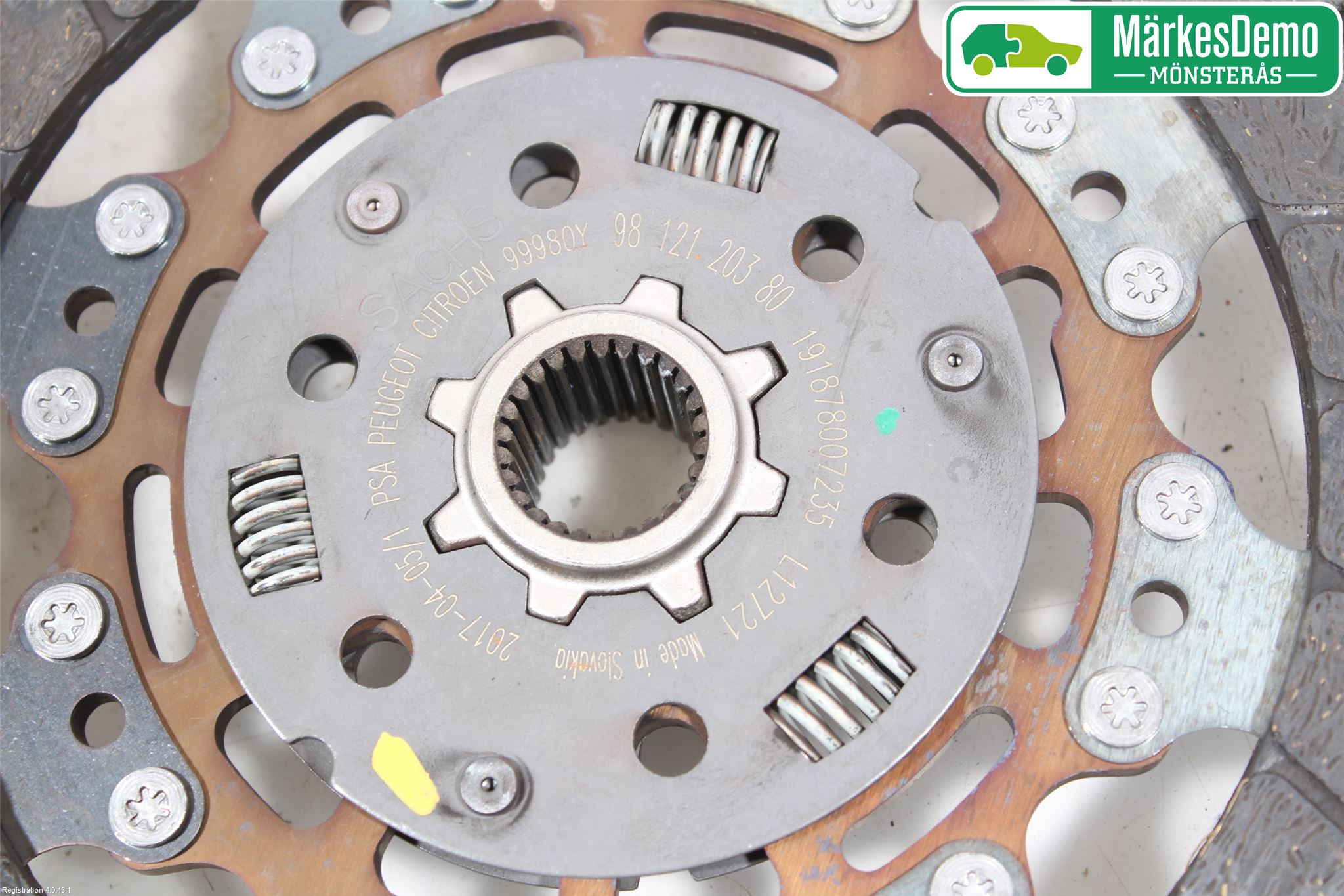 Peugeot 3008 17-24 Koppling-Lamell