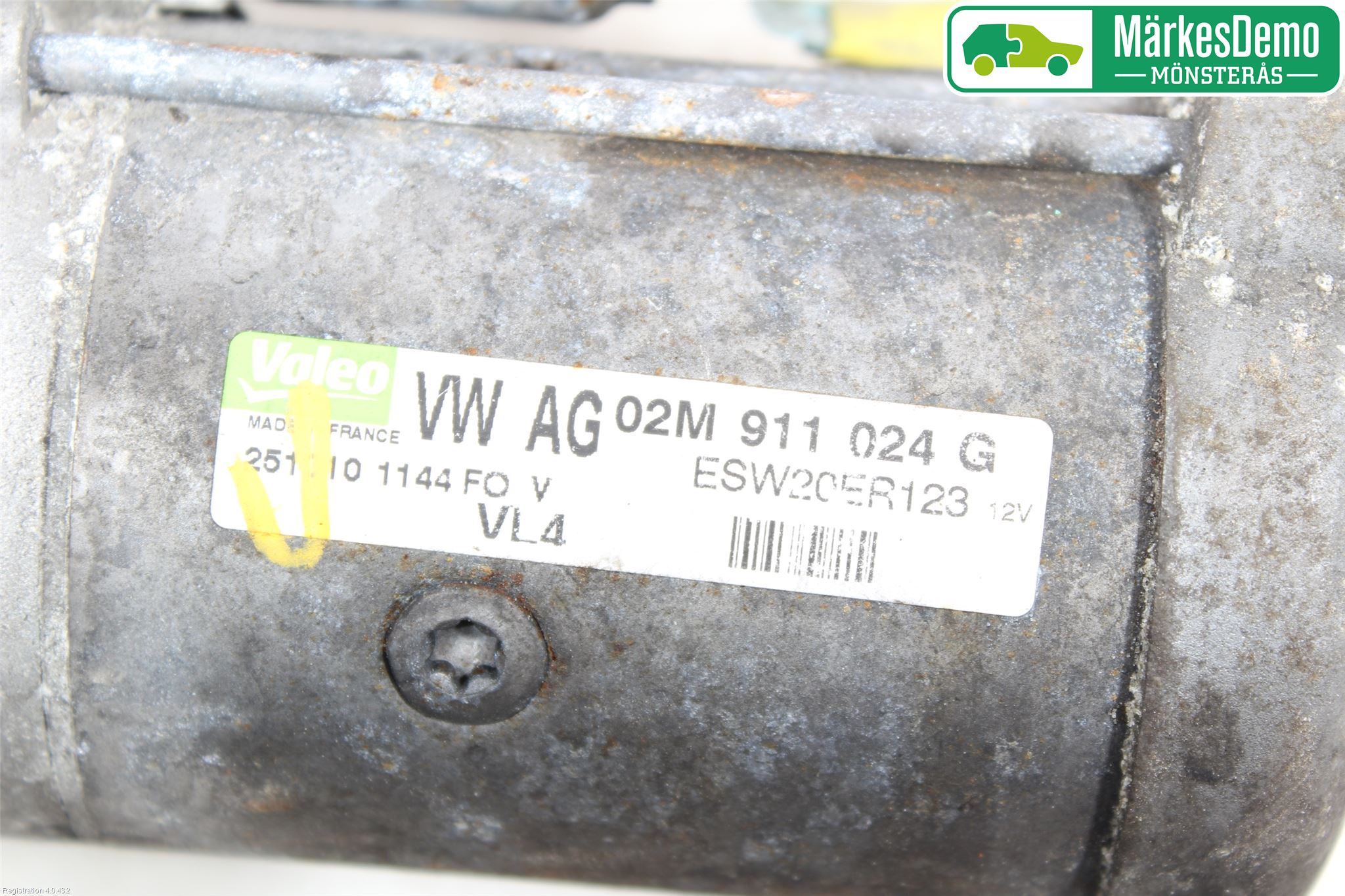 Audi A3/S3 05-13 Startmotor Diesel