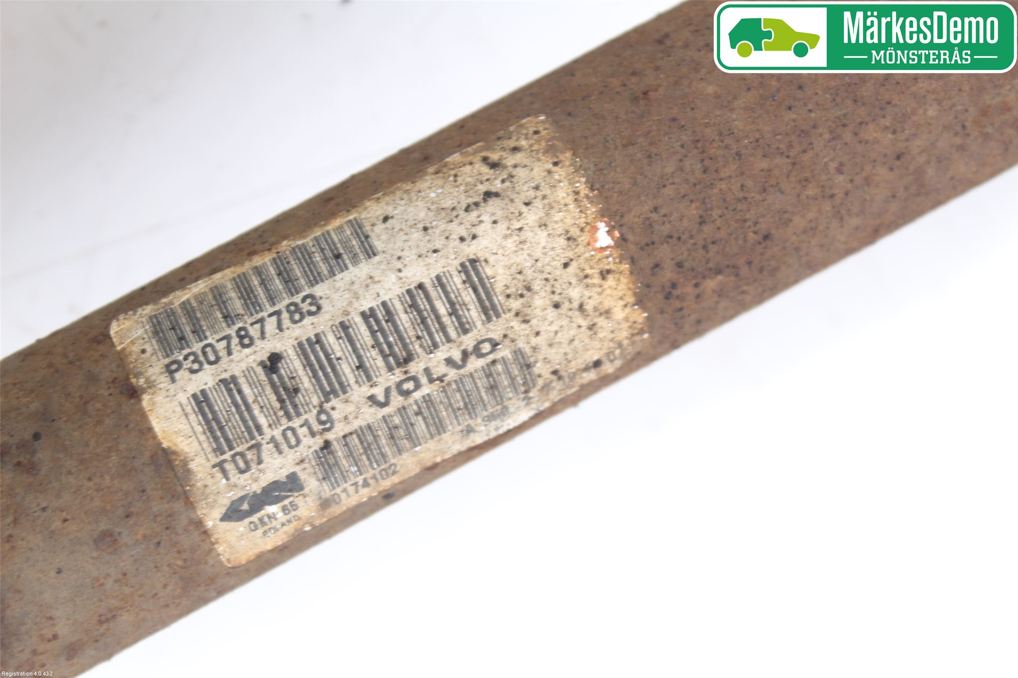 Volvo S40 08-12 Drivaxel Fram Höger