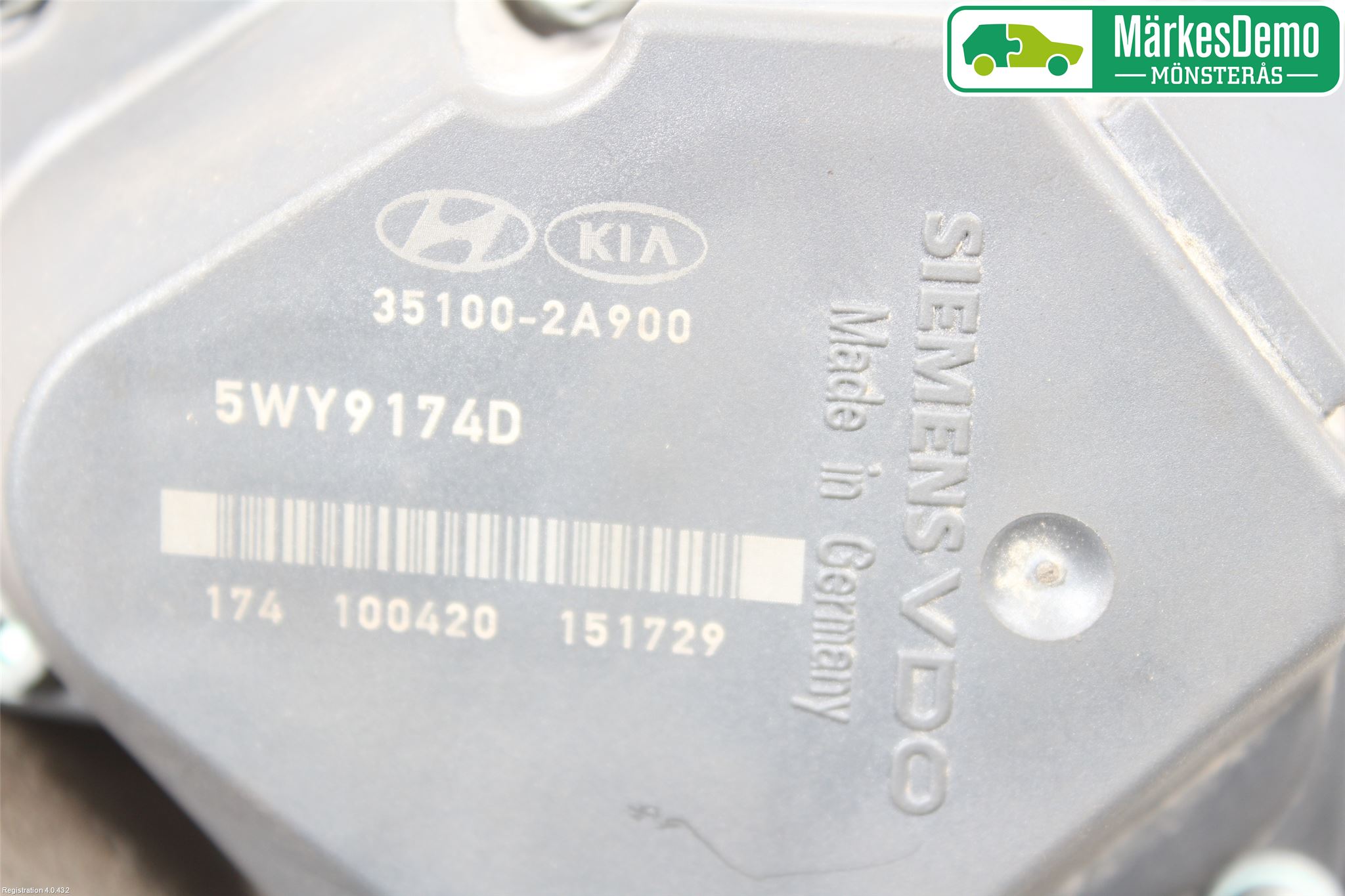 Hyundai i30 FD 07-12 Injspjällhus