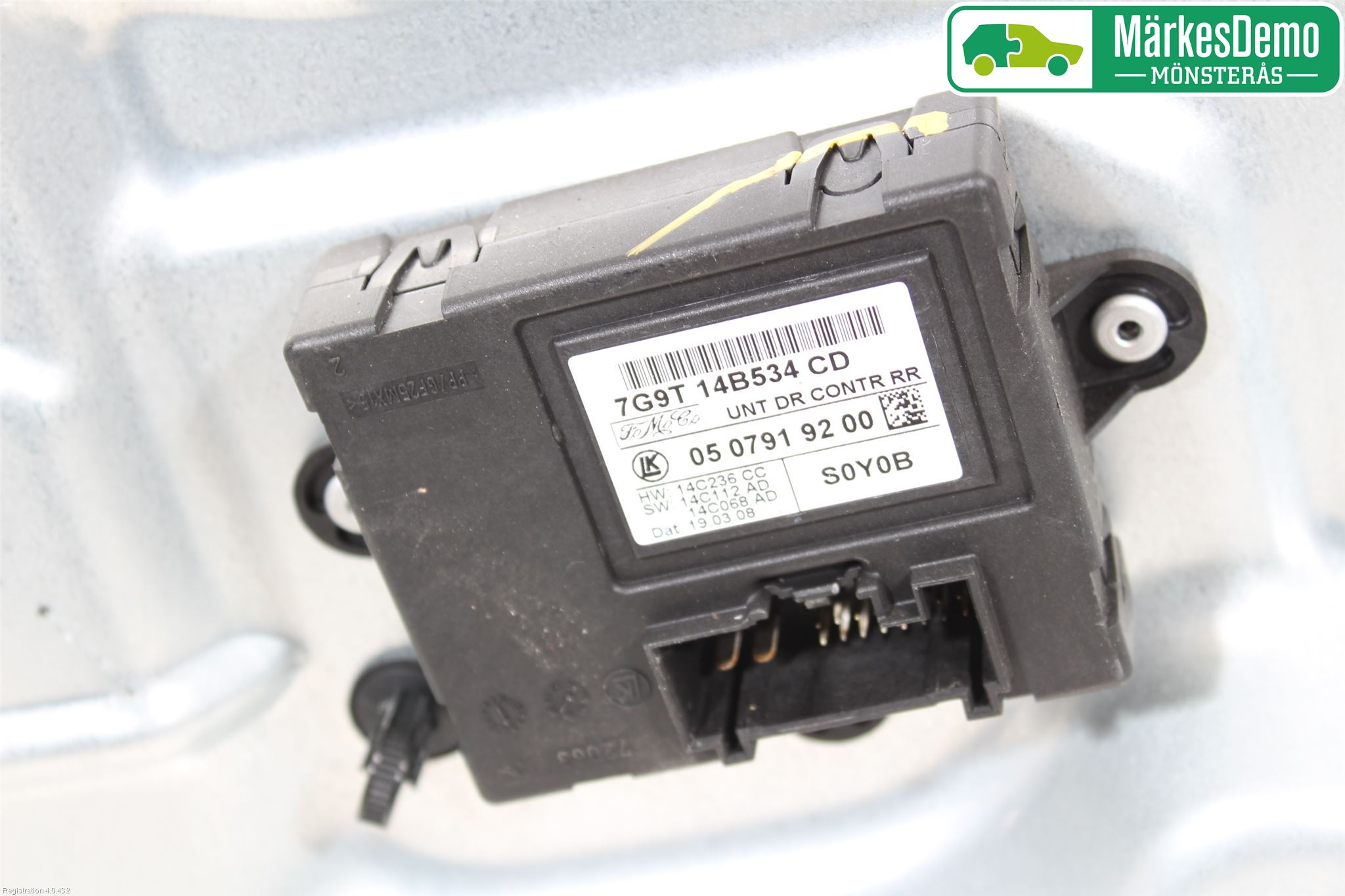 Volvo V70 08-13 Fönsterhissmekanism