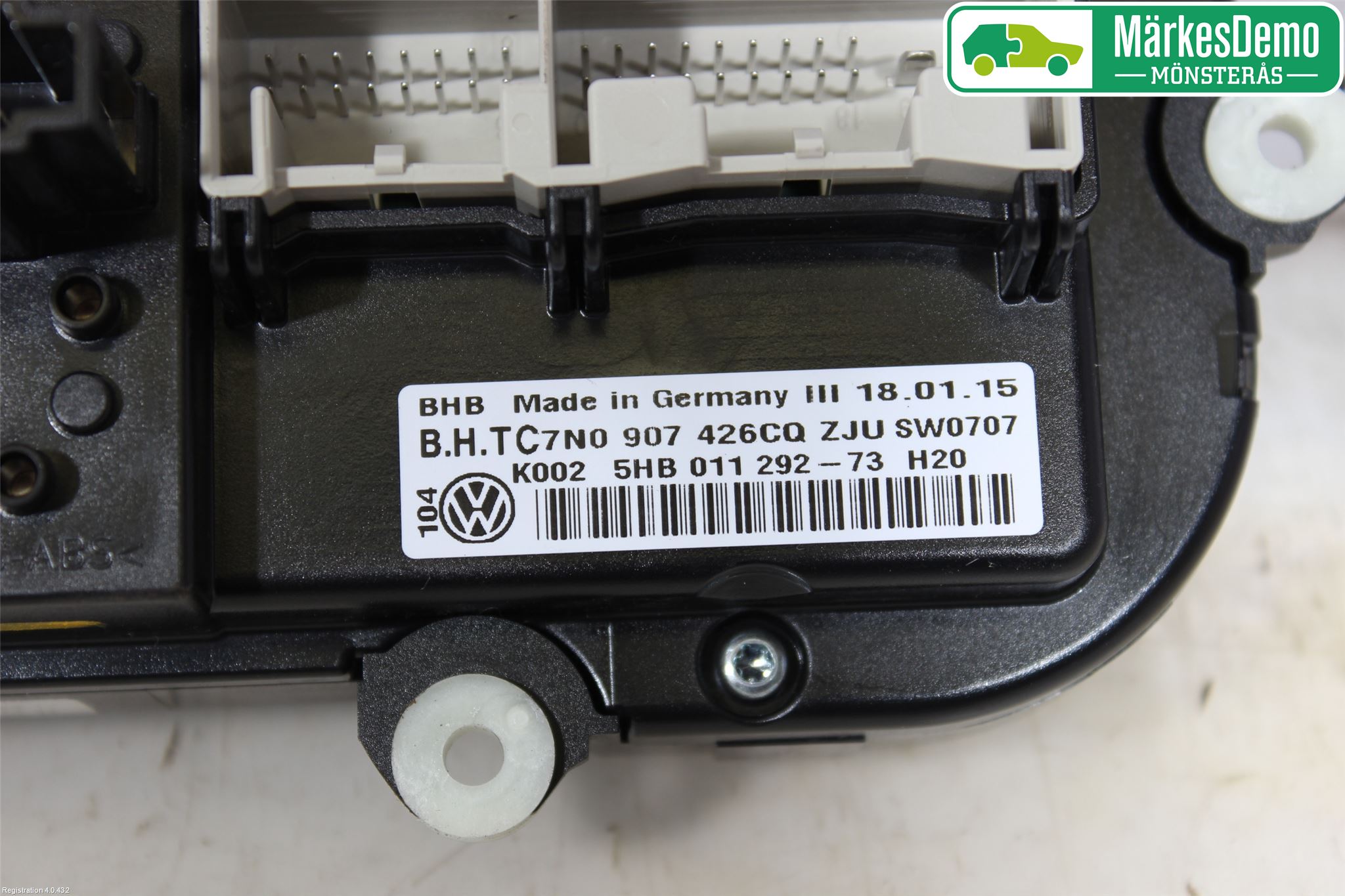 Volkswagen VW CADDY 11-15 Ac Styrenhet Ac Manöveren