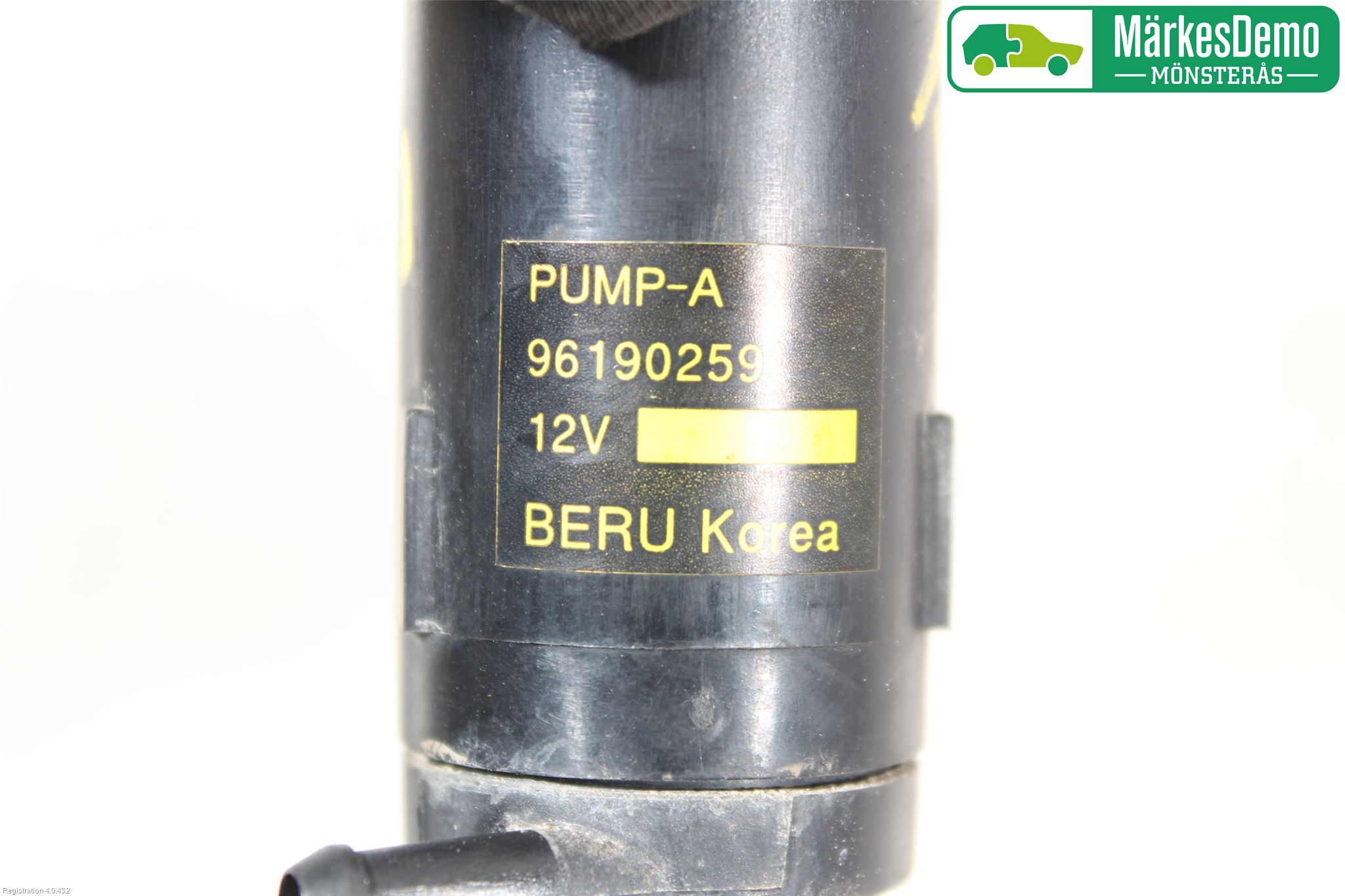GM CHEVROLET SPARK Spolarpump Baklucka