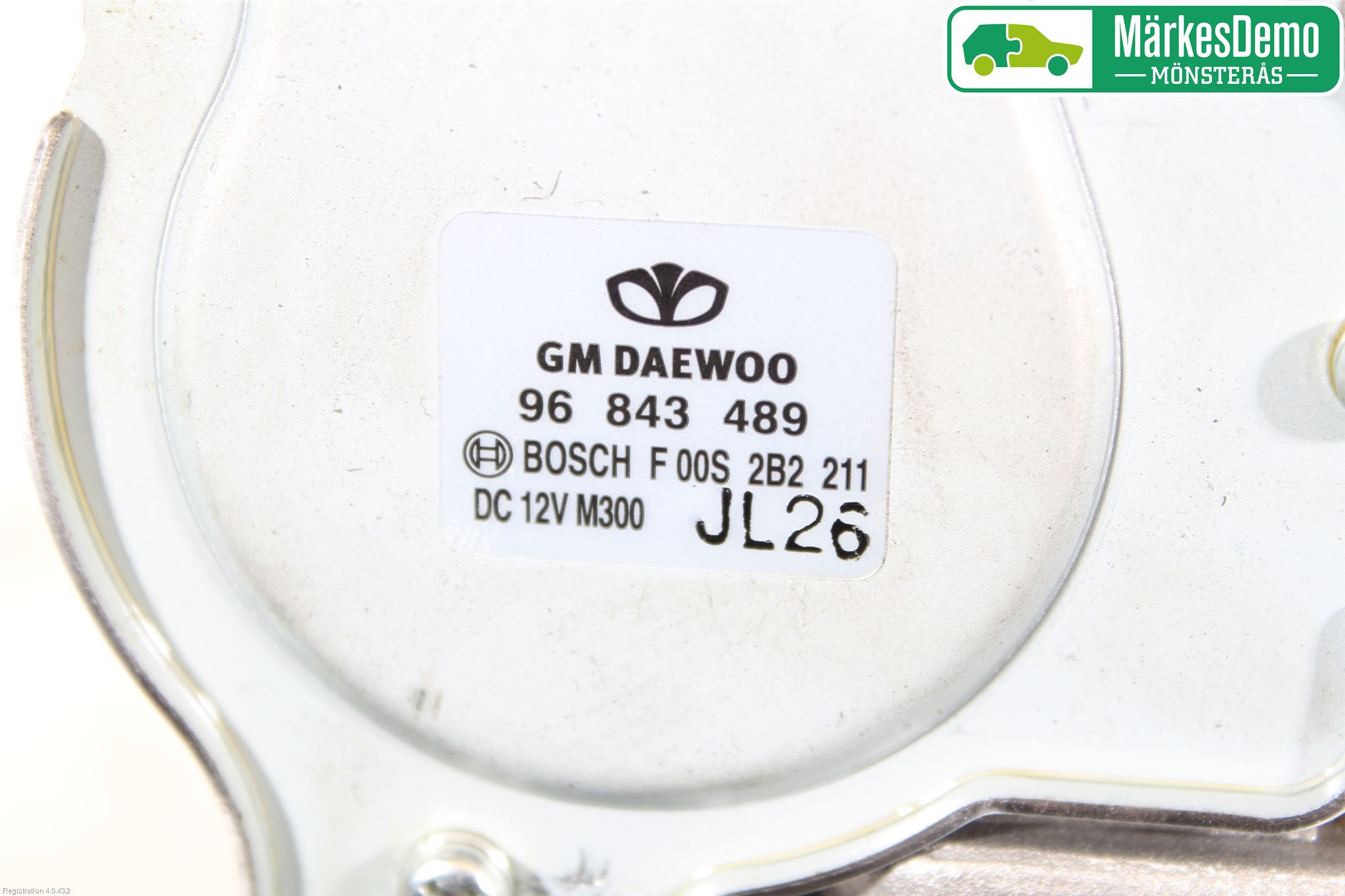GM CHEVROLET SPARK Torkarmotor Baklucka