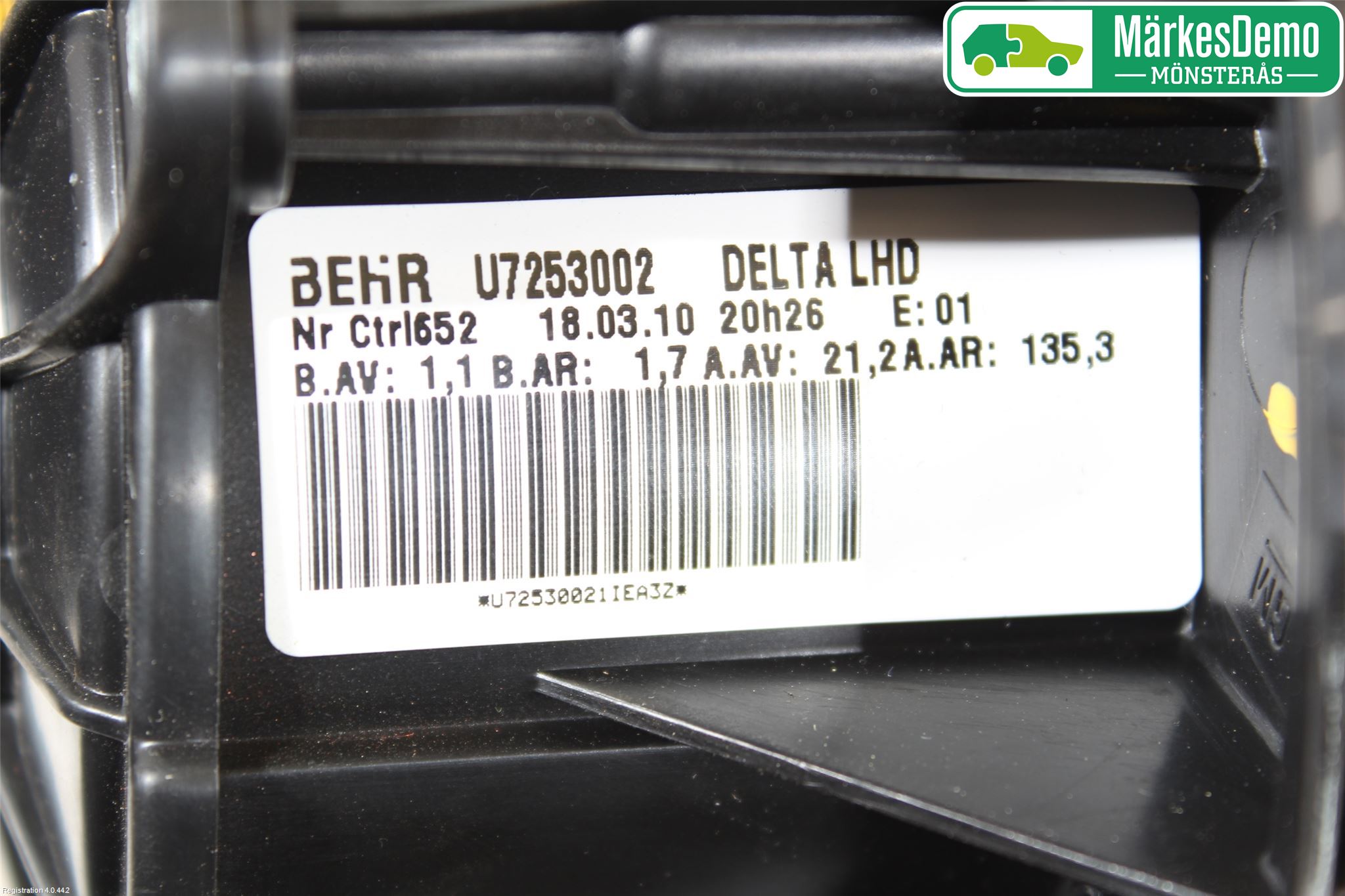 Opel ASTRA J 10-15 Värmefläkt