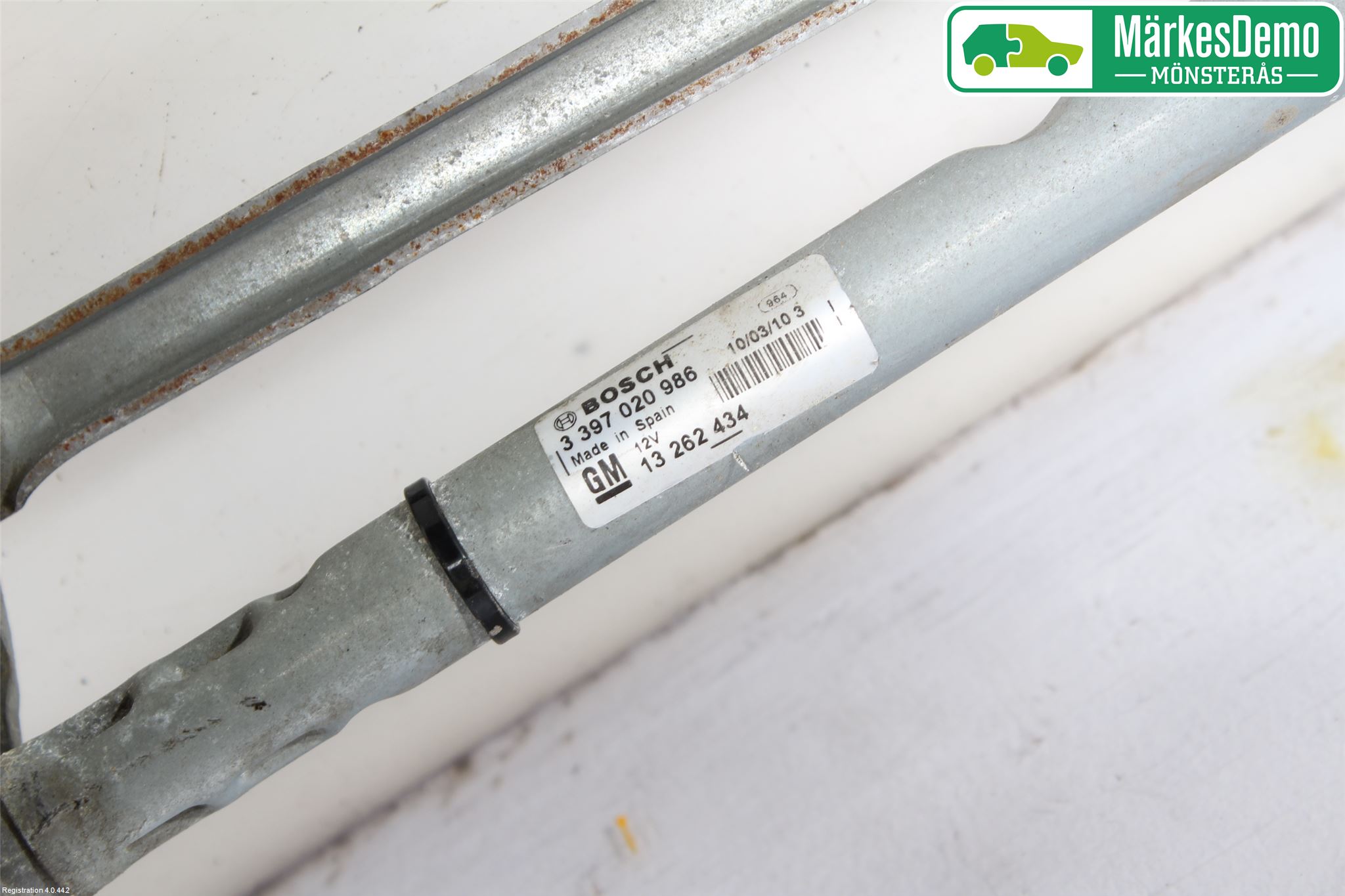 Opel ASTRA J 10-15 Torkarmekanism Vindruta