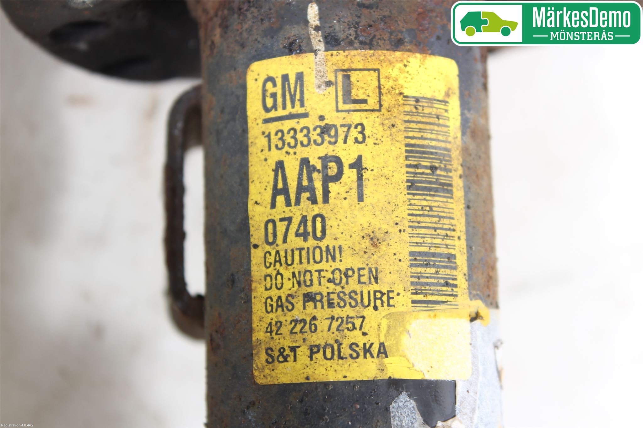 Opel ASTRA J 10-15 Fjäderben Fram Vänster