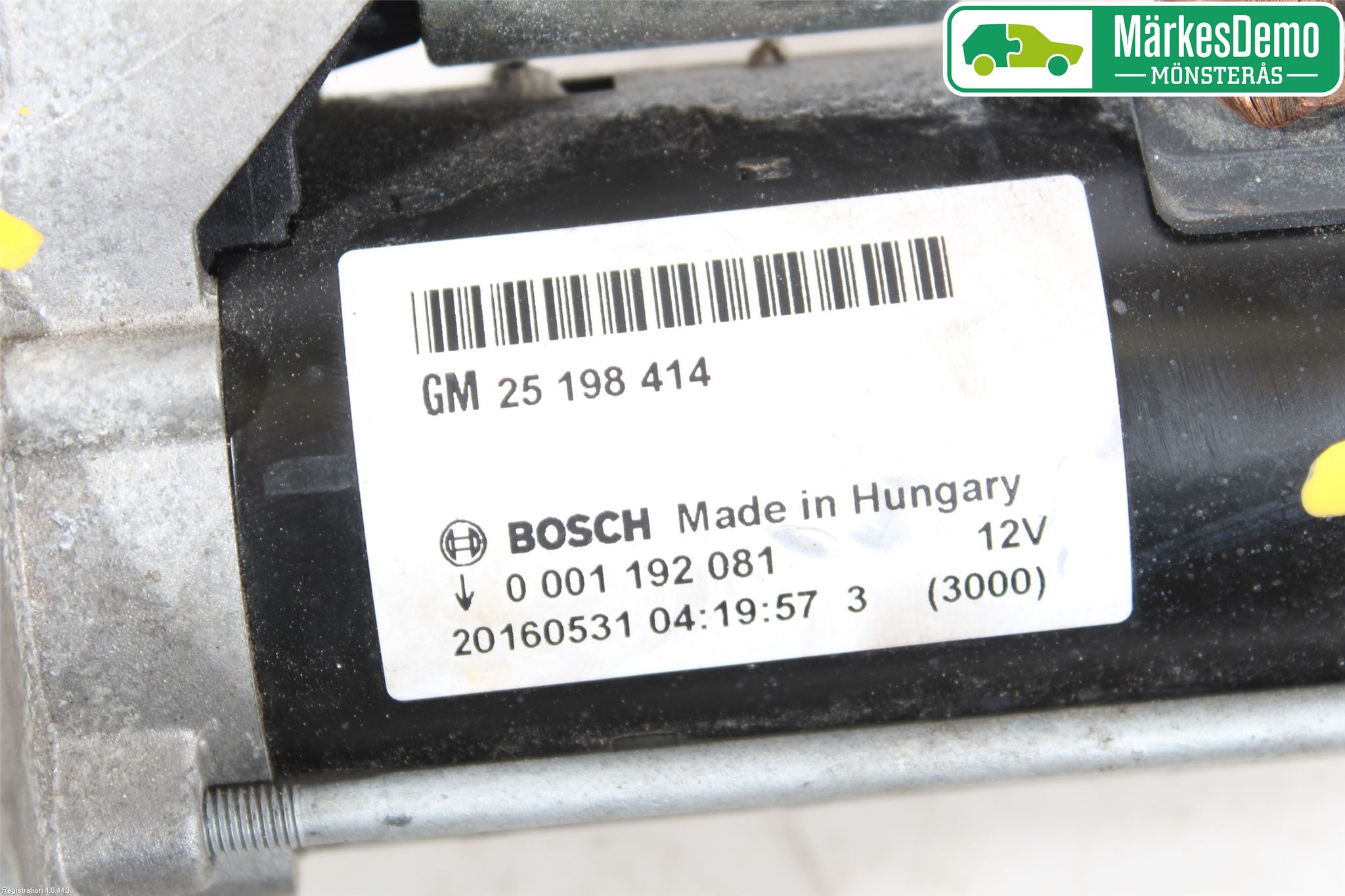 Opel CORSA E 15-19 Startmotor
