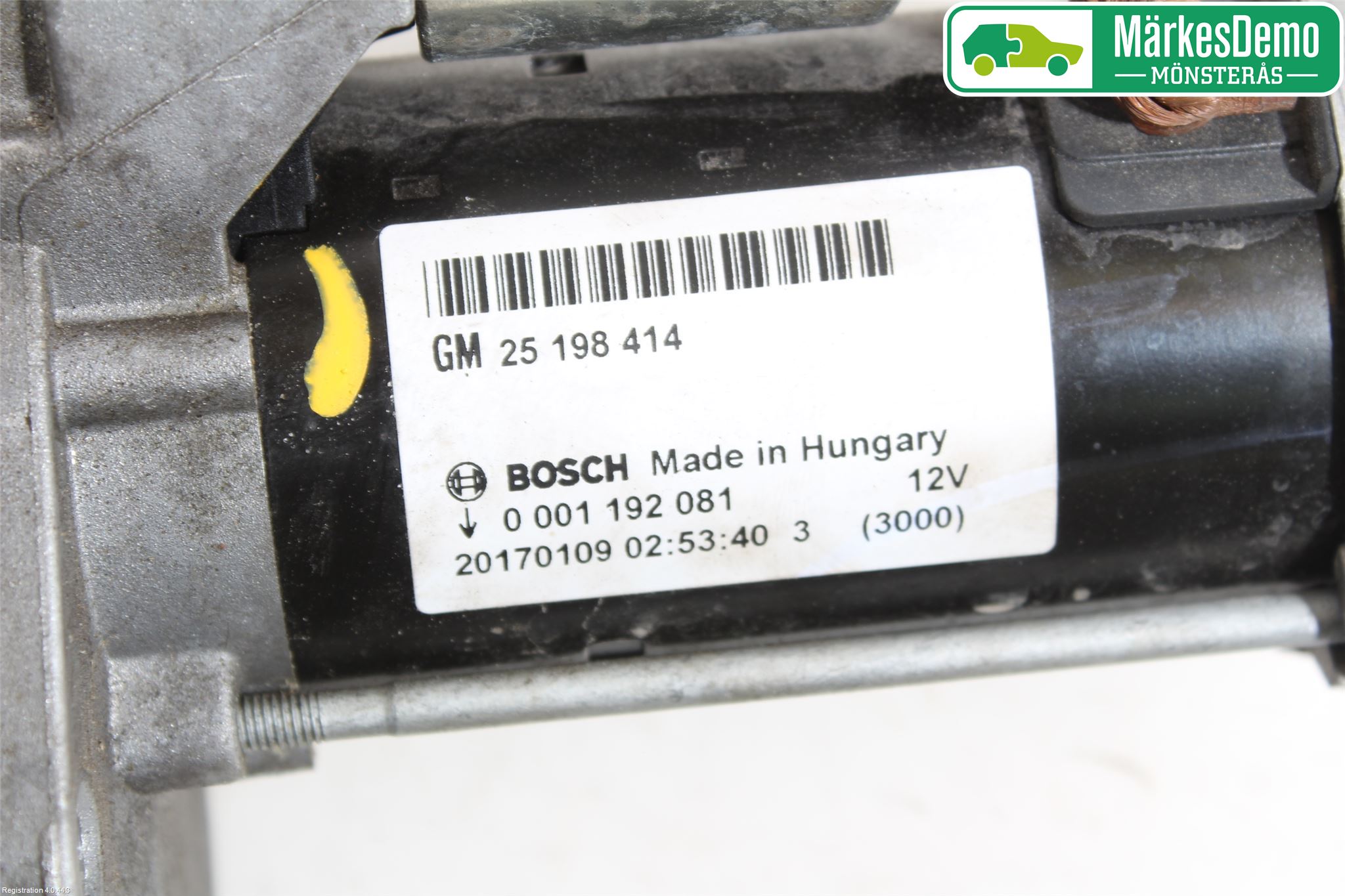 Opel CORSA E 15-19 Startmotor
