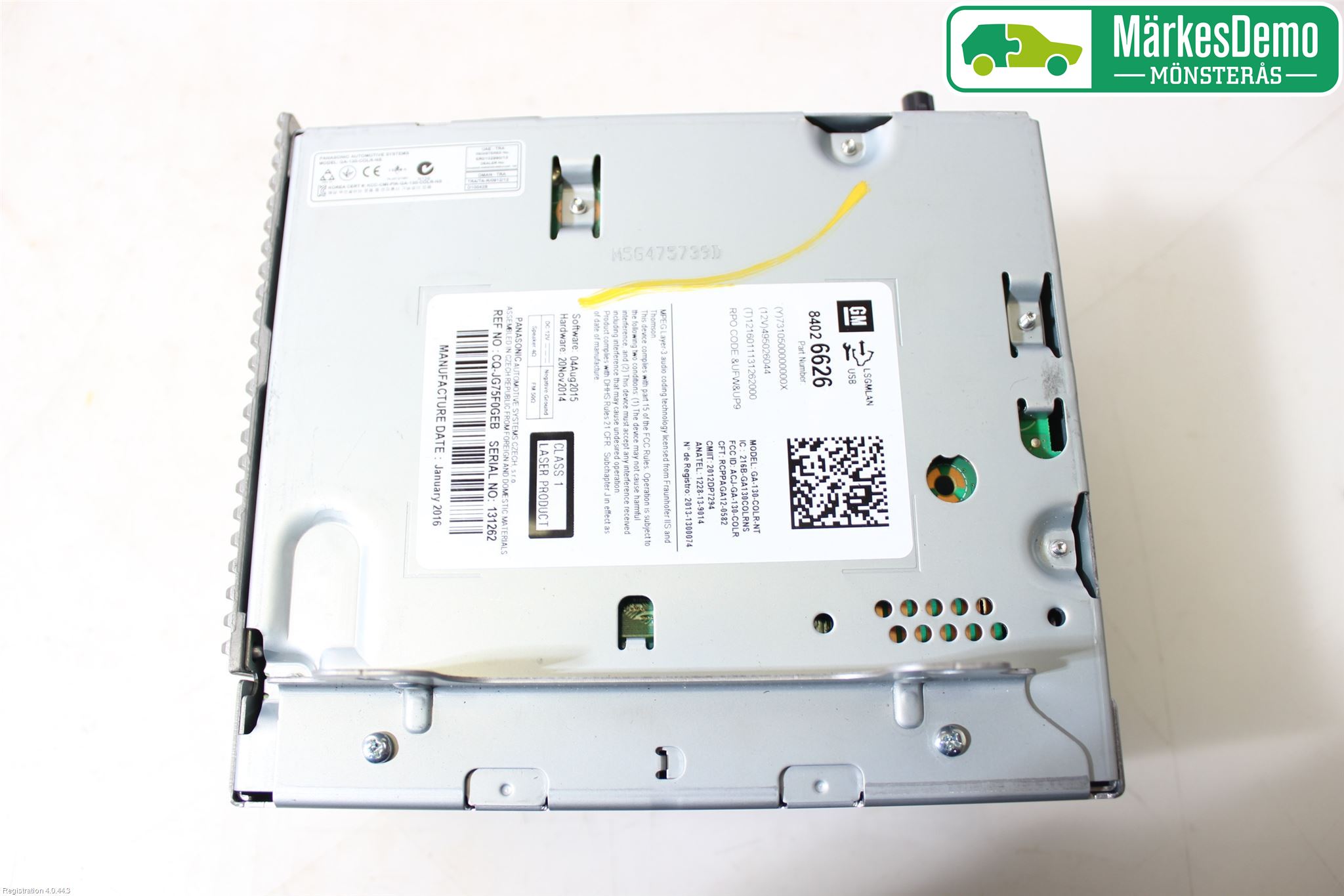 Opel ASTRA J 10-15 Cd Radio - Multimediapanel