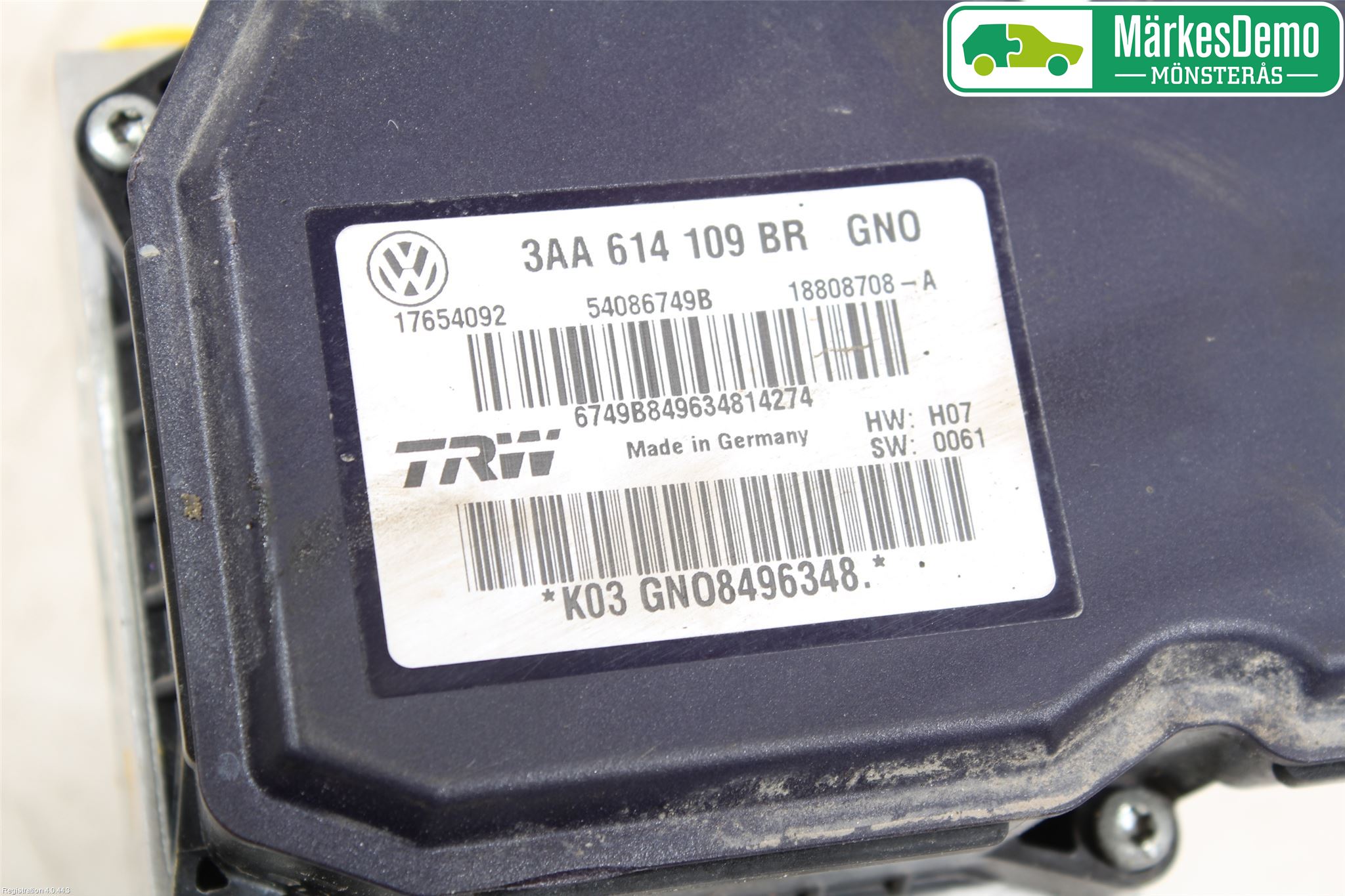 Volkswagen VW PASSAT 15-19 Abs Hydraulaggregat