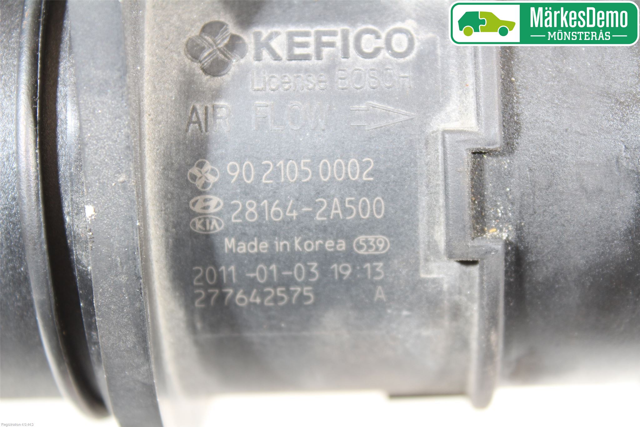 Hyundai i30 FD 07-12 Injluftmassamätare