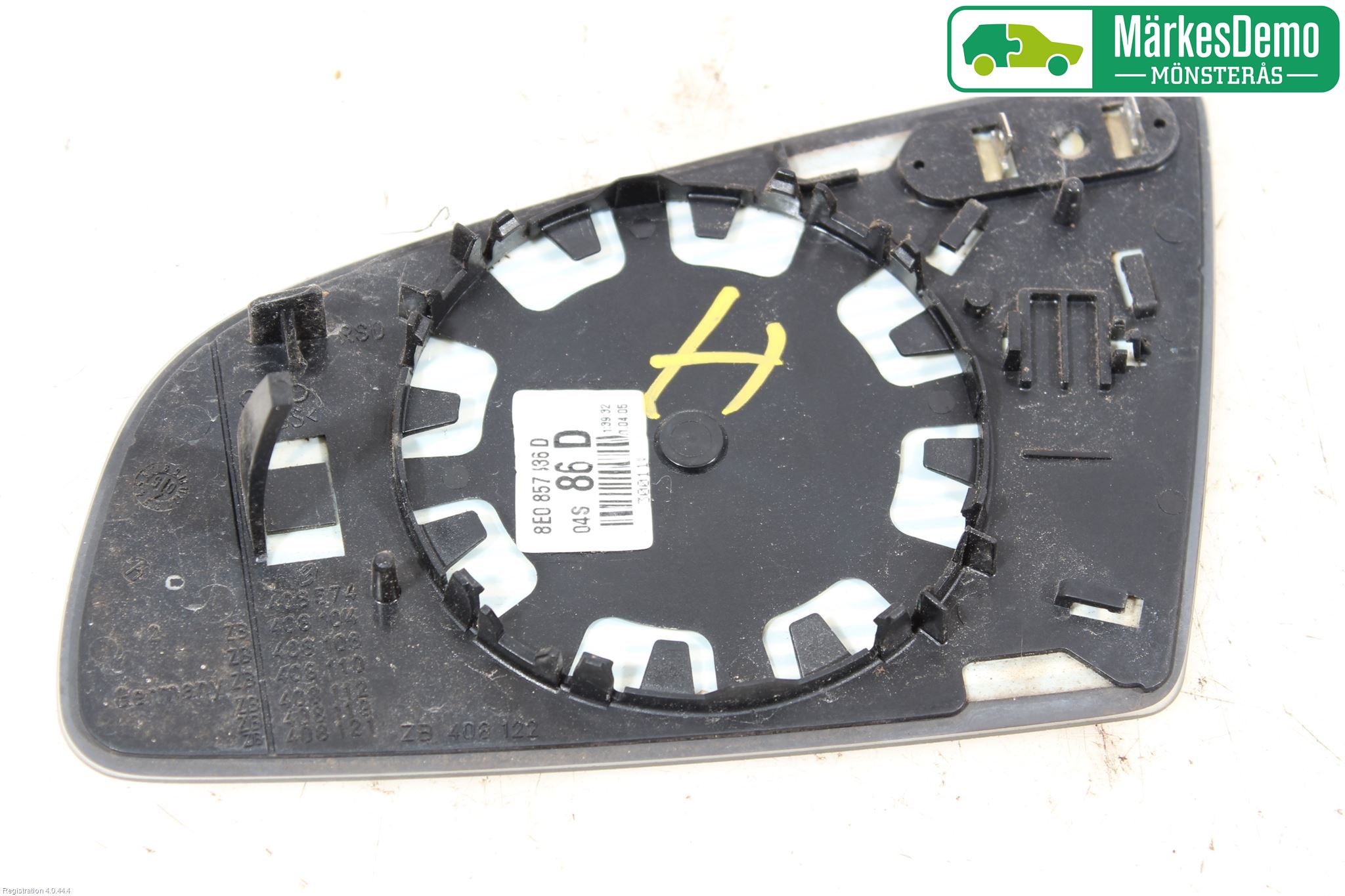 Audi A4/S4 05-07 Spegelglas Hö