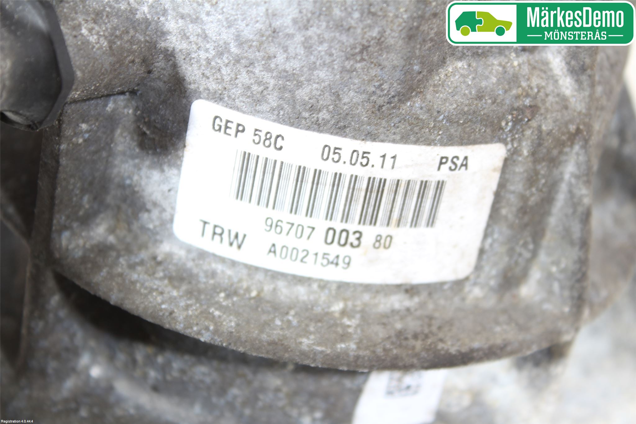 Peugeot 308 08-13 Styrservo Pump Elektrisk