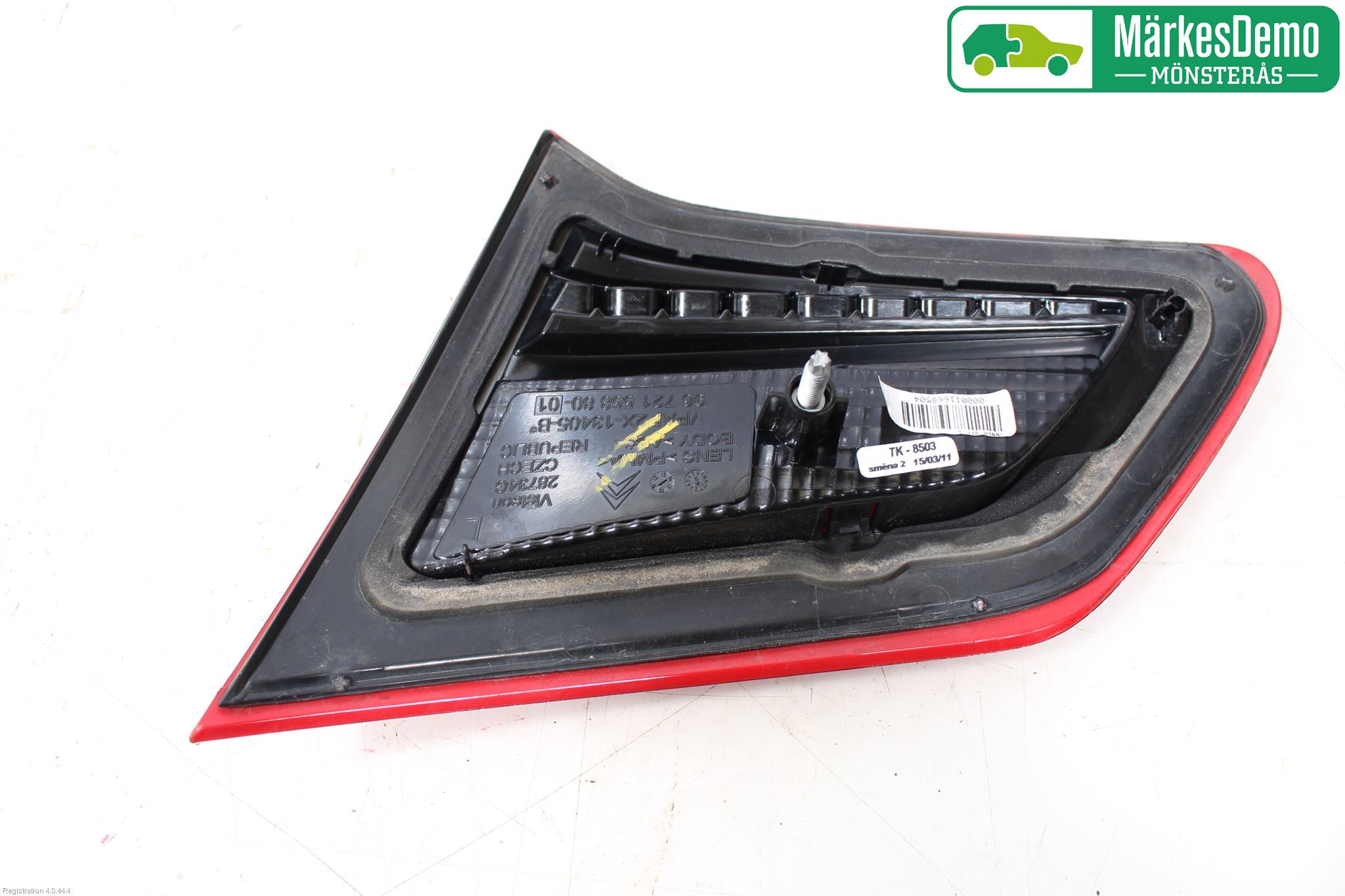 Citroen C4 II 11-18 Bakljus Lucka Vä