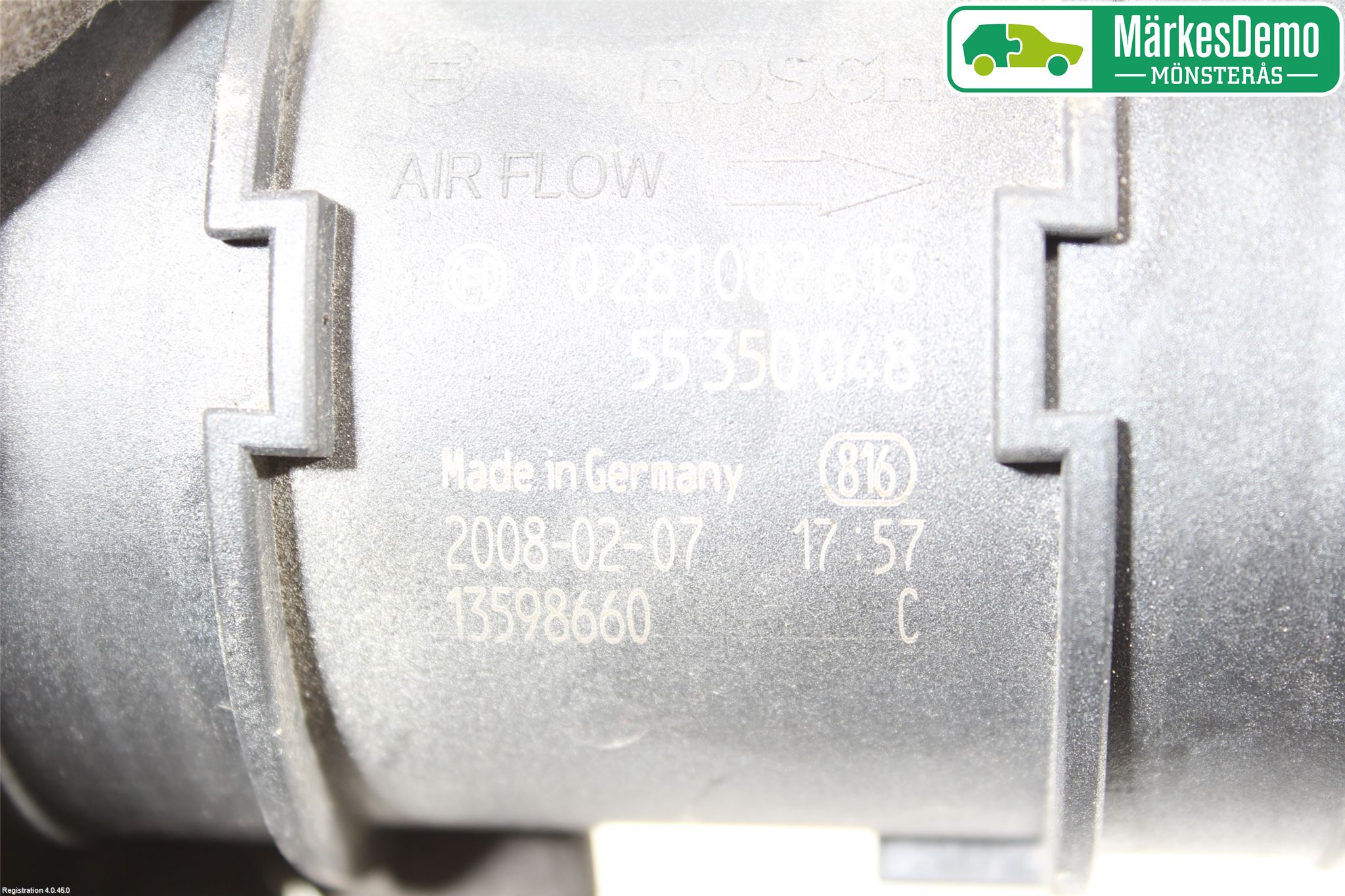 Saab 9-3 VER2/VER3 08-15 Injluftmassamätare