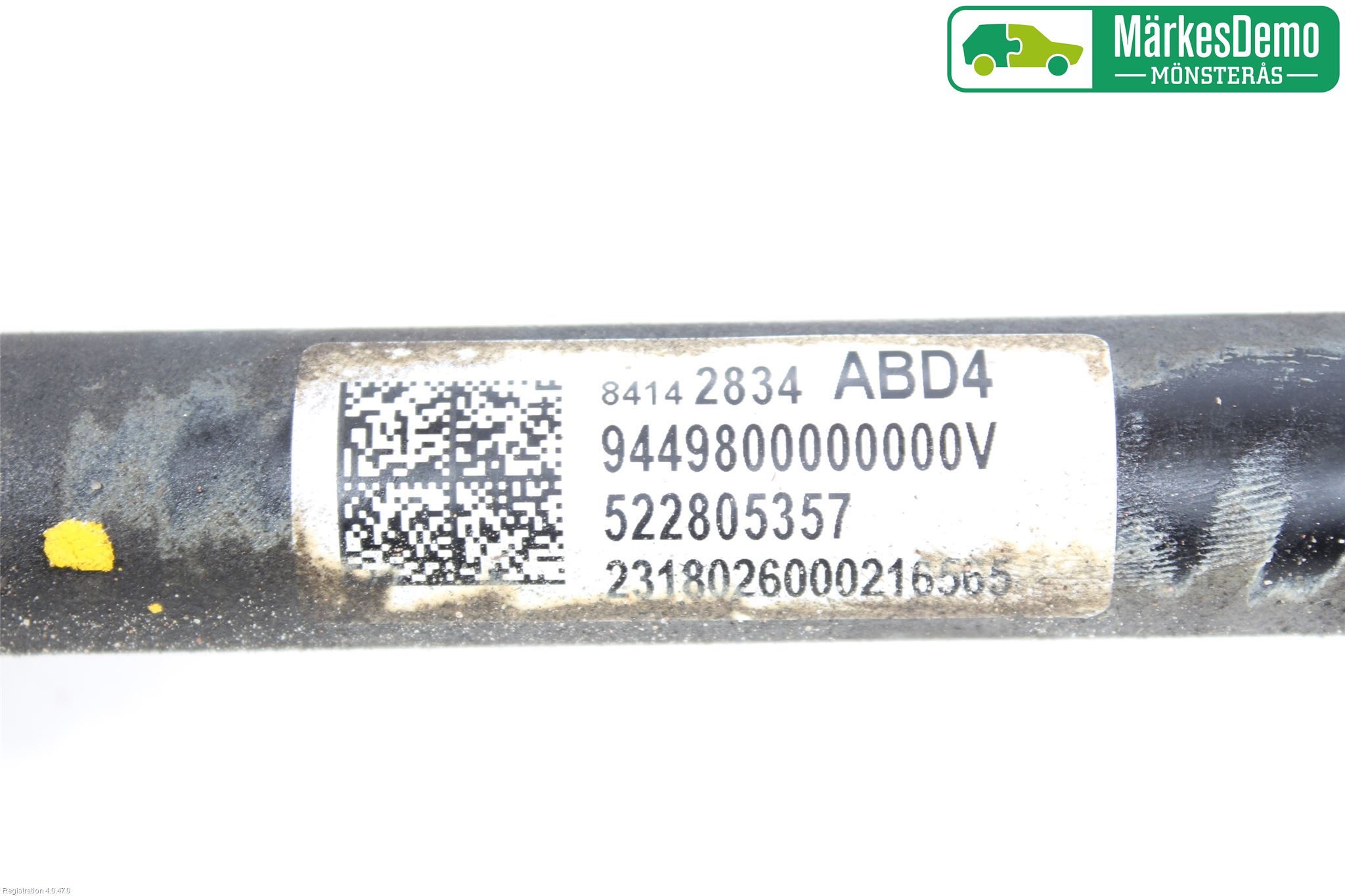 Opel INSIGNIA 17- Drivaxel Bak Höger