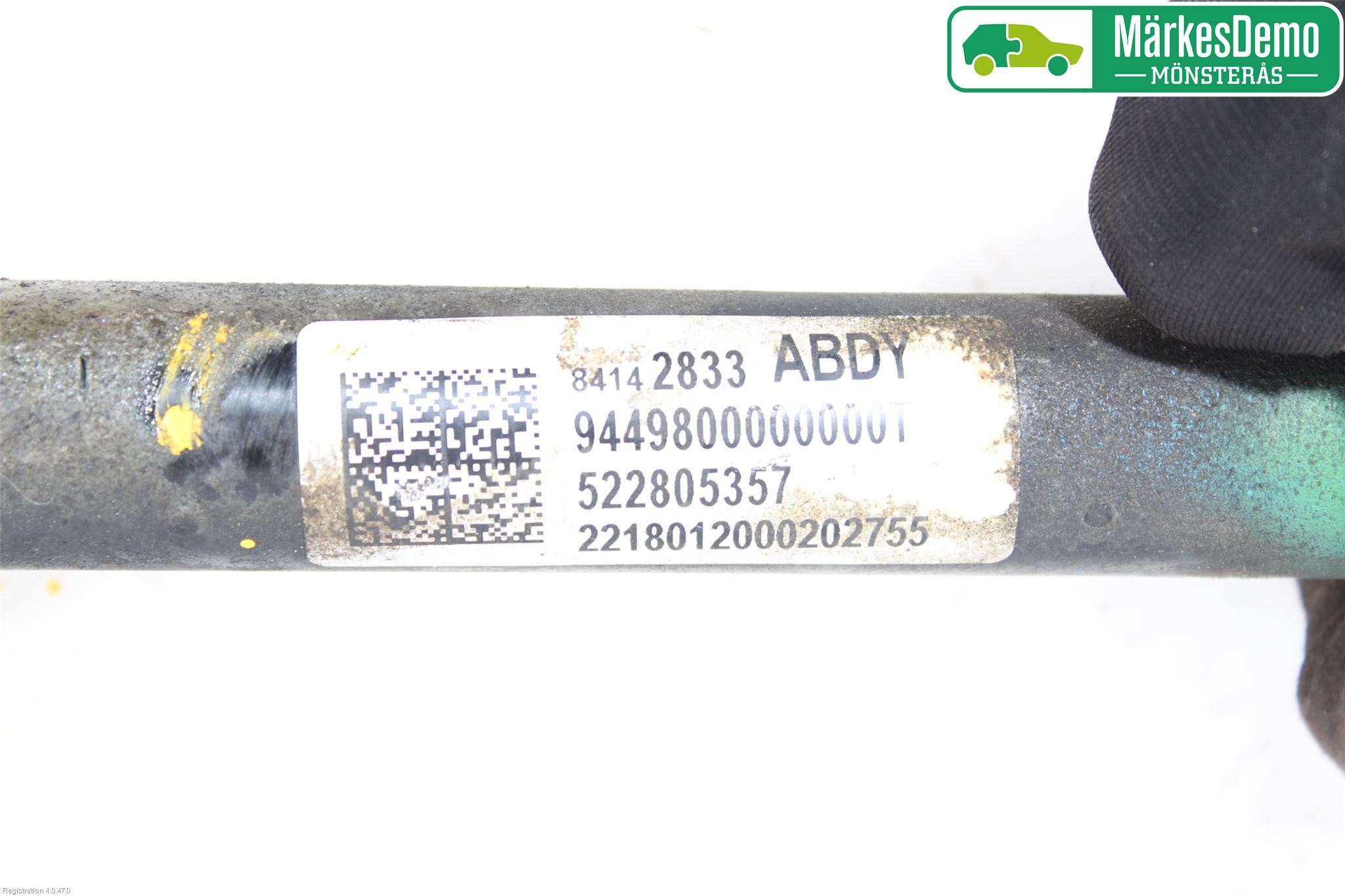 Opel INSIGNIA 17- Drivaxel Bak Vänster