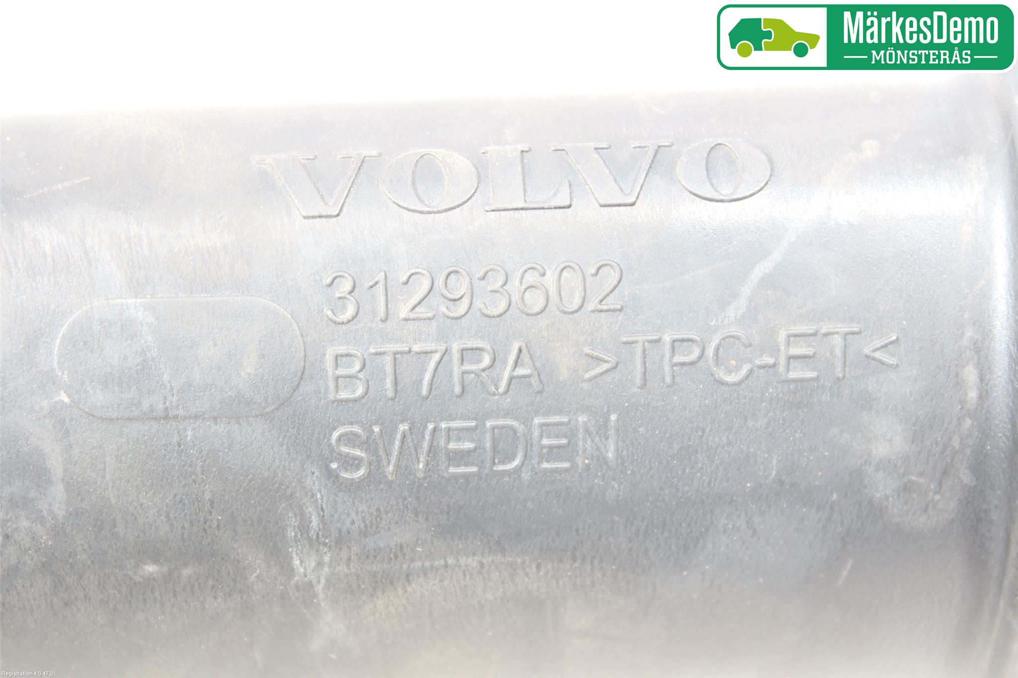 Volvo S60 11-13 Injgummibälg-Slang