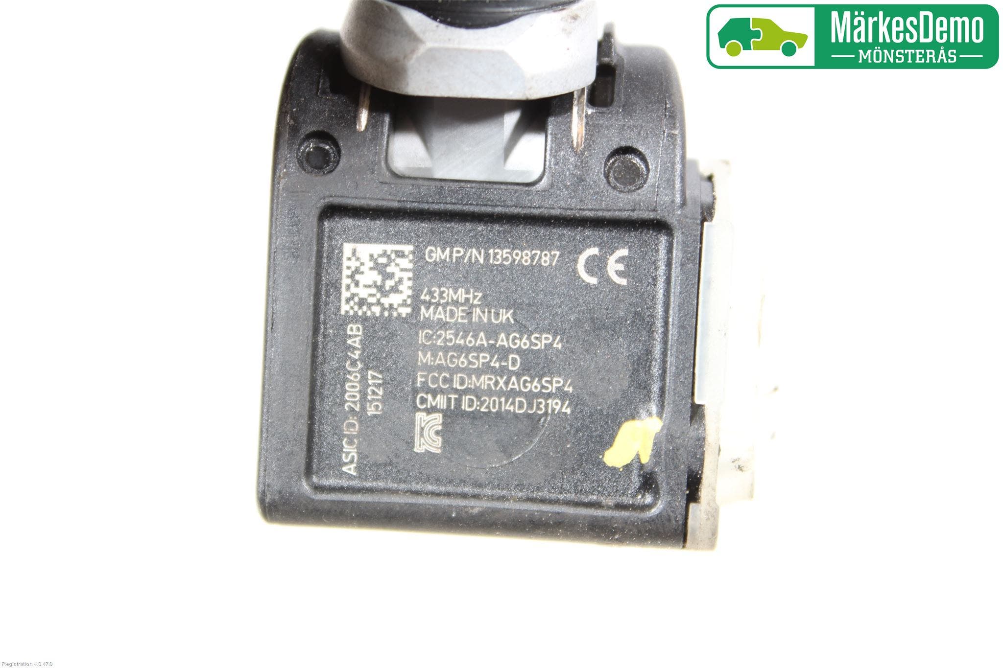 Opel ASTRA J 10-15 Givare Däcktryck