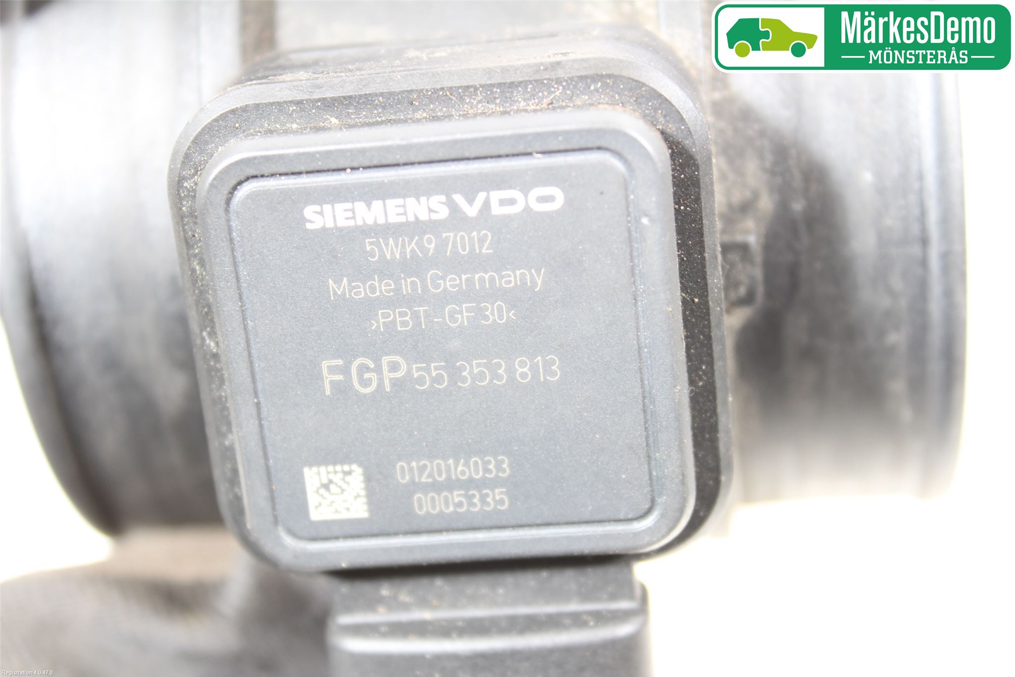 Opel VECTRA C 06-08 Injluftmassamätare