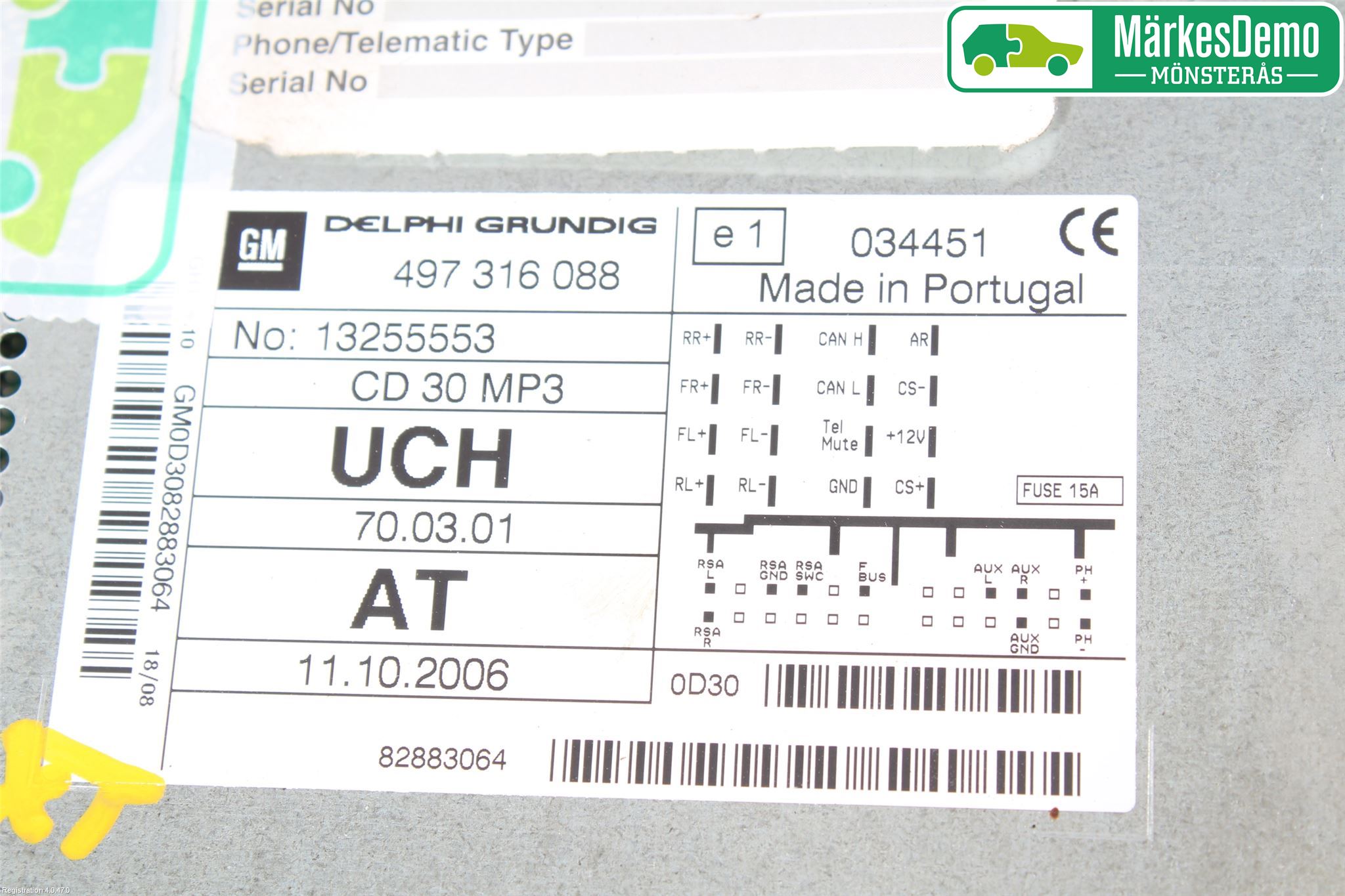 Opel ASTRA H 04-12 Radio