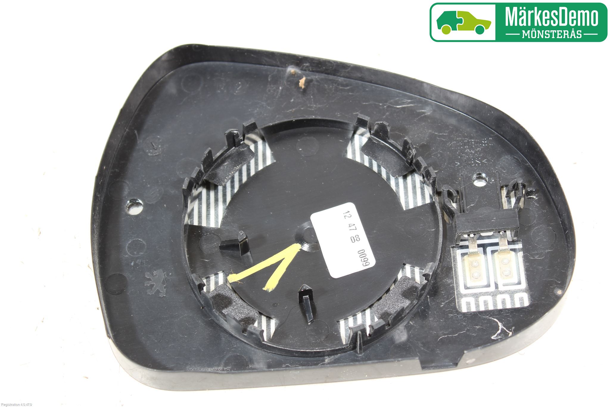 Peugeot 308 08-13 Spegelglas Vä