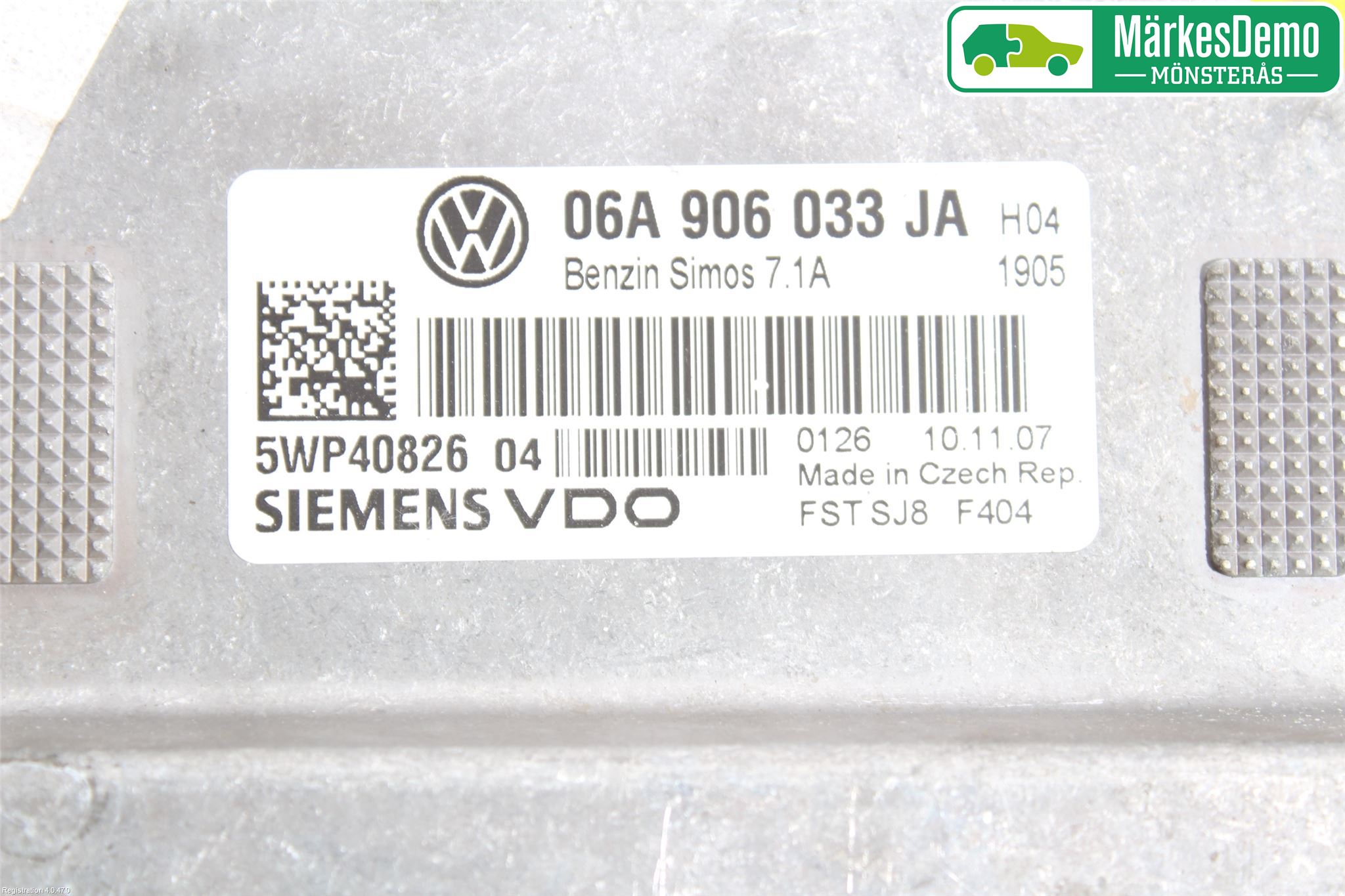 Volkswagen VW GOLF V 04-09 Styrenhet Insprut Bensin