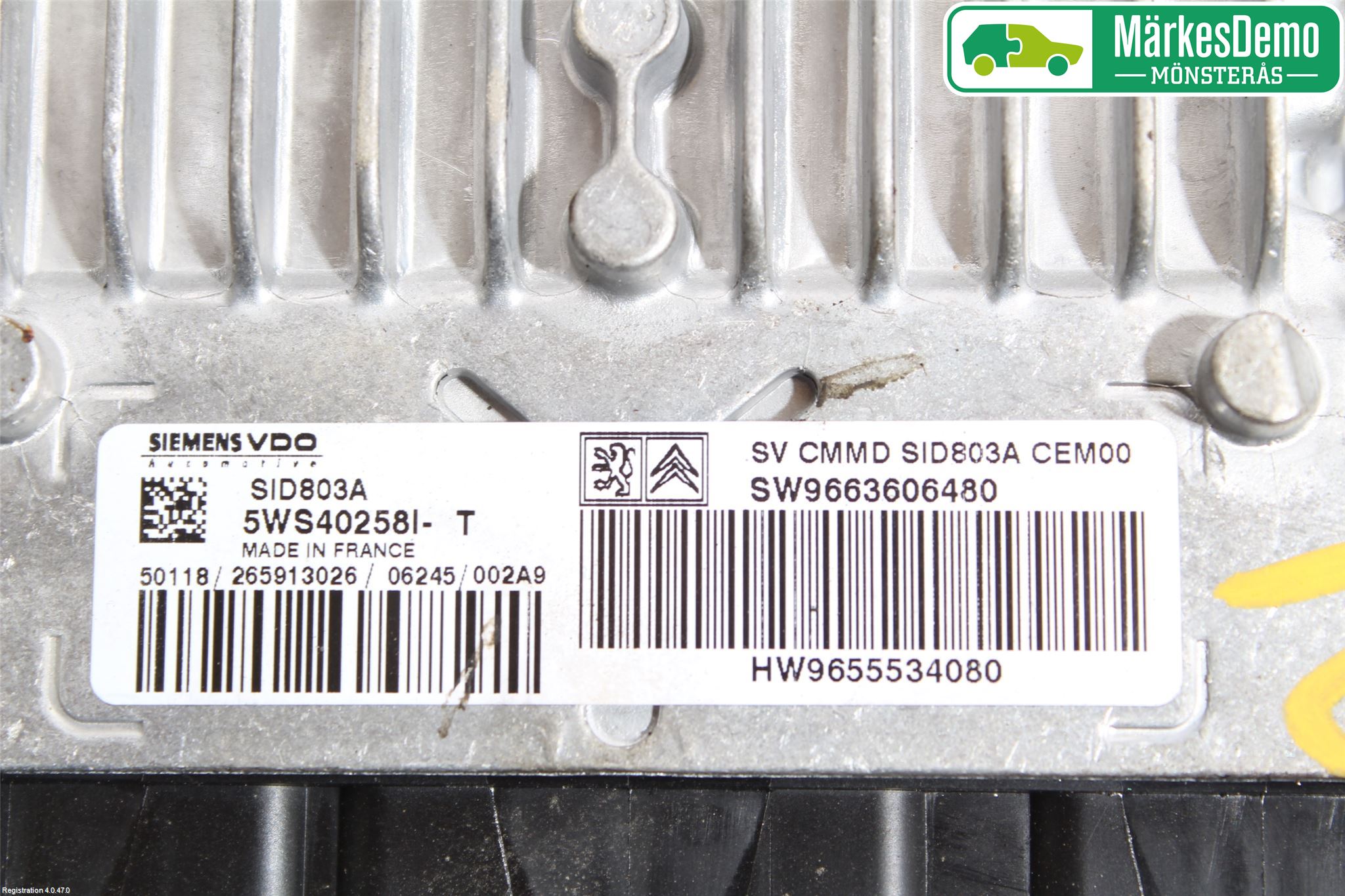 Citroen C5     05-08 Styrenhet Insprut Bensin