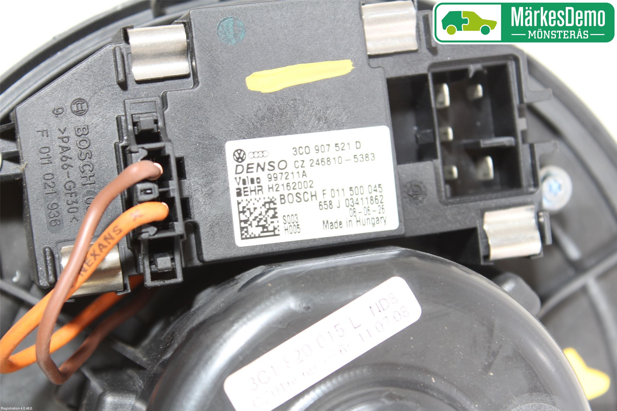 Volkswagen VW PASSAT 05-11 Värmefläkt