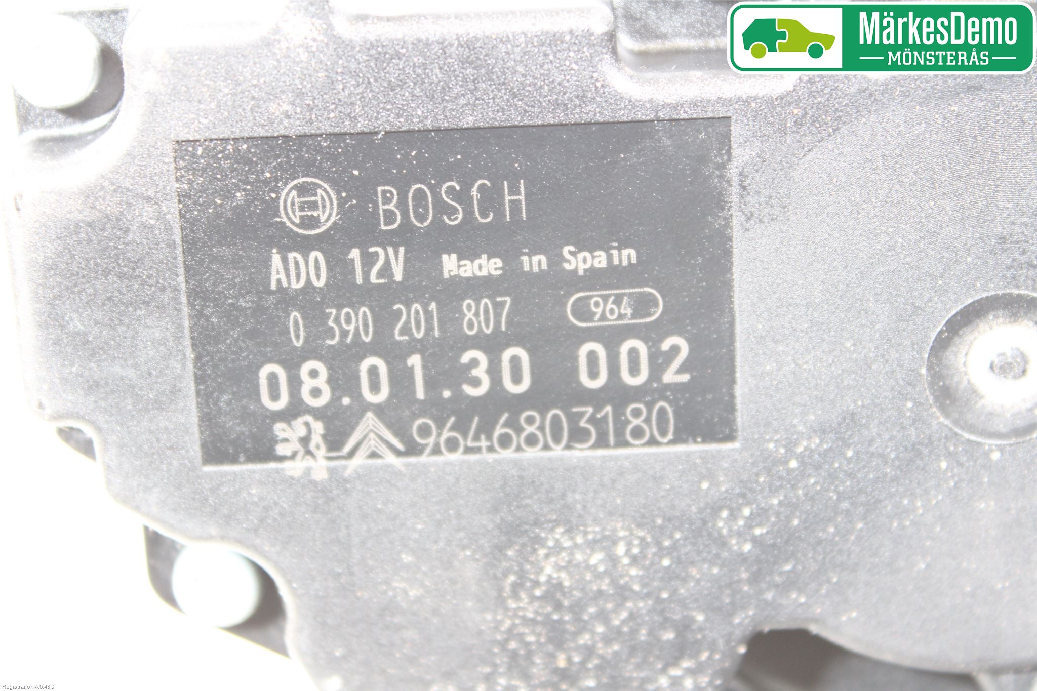 Citroen C4 GRAND PICASSO 07-13 Torkarmotor Baklucka