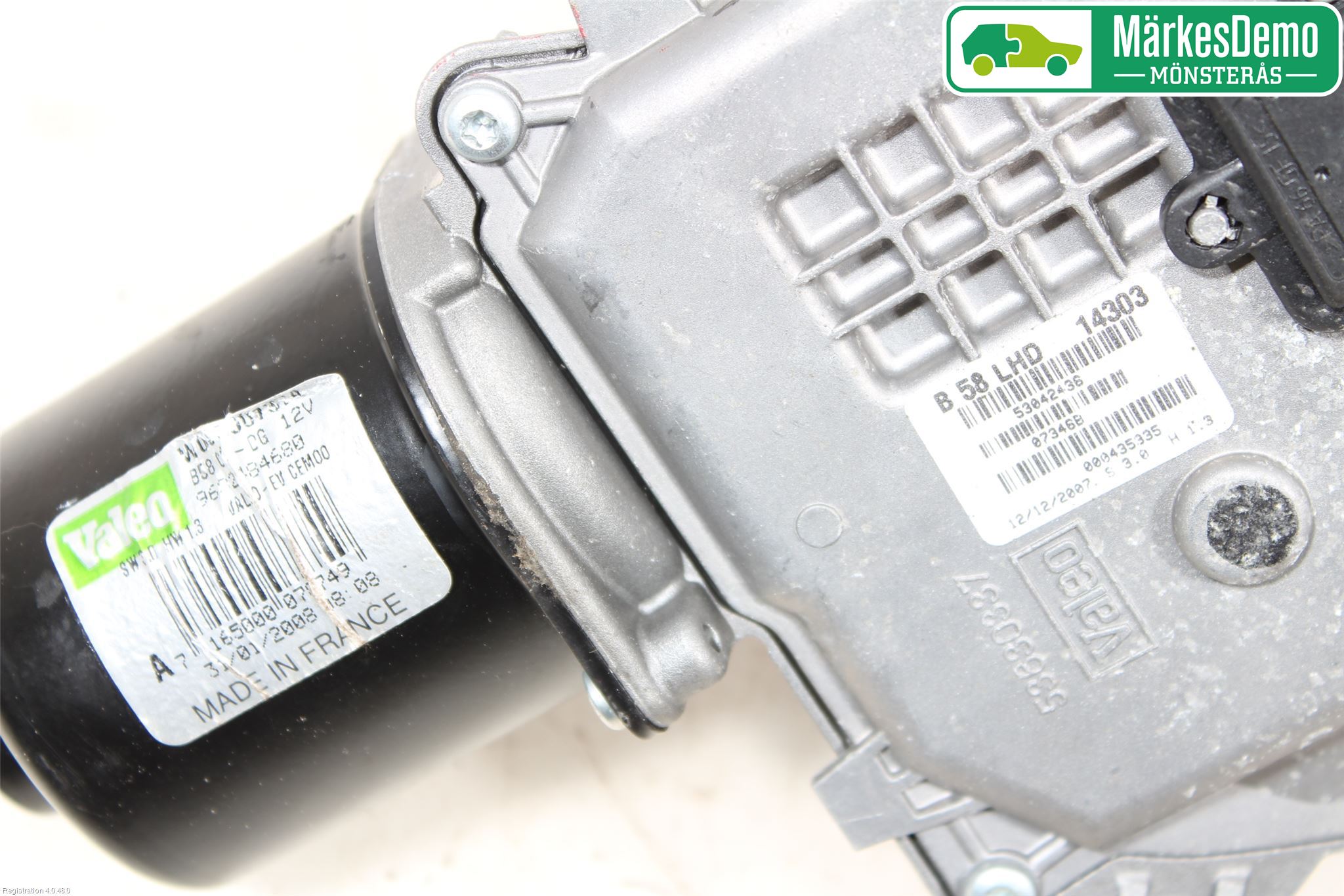 Citroen C4 GRAND PICASSO 07-13 Torkarmotor Vindruta