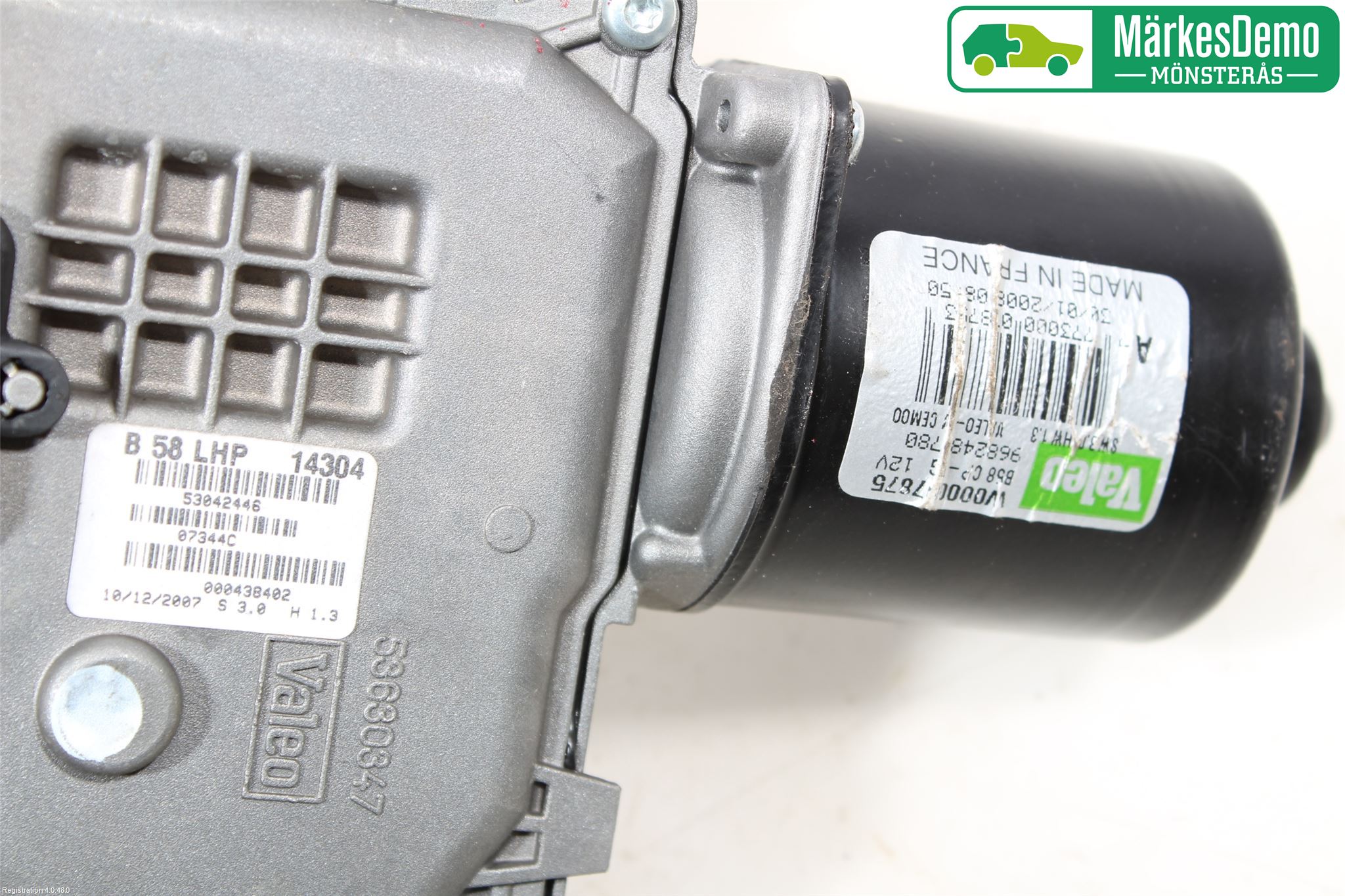 Citroen C4 GRAND PICASSO 07-13 Torkarmotor Vindruta