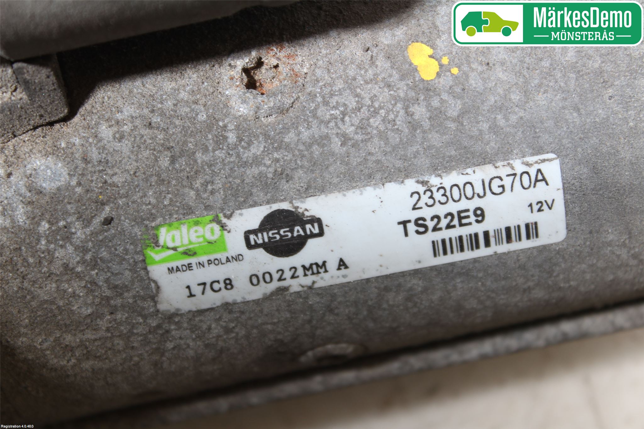 Nissan QASHQAI   07-10 Startmotor Diesel