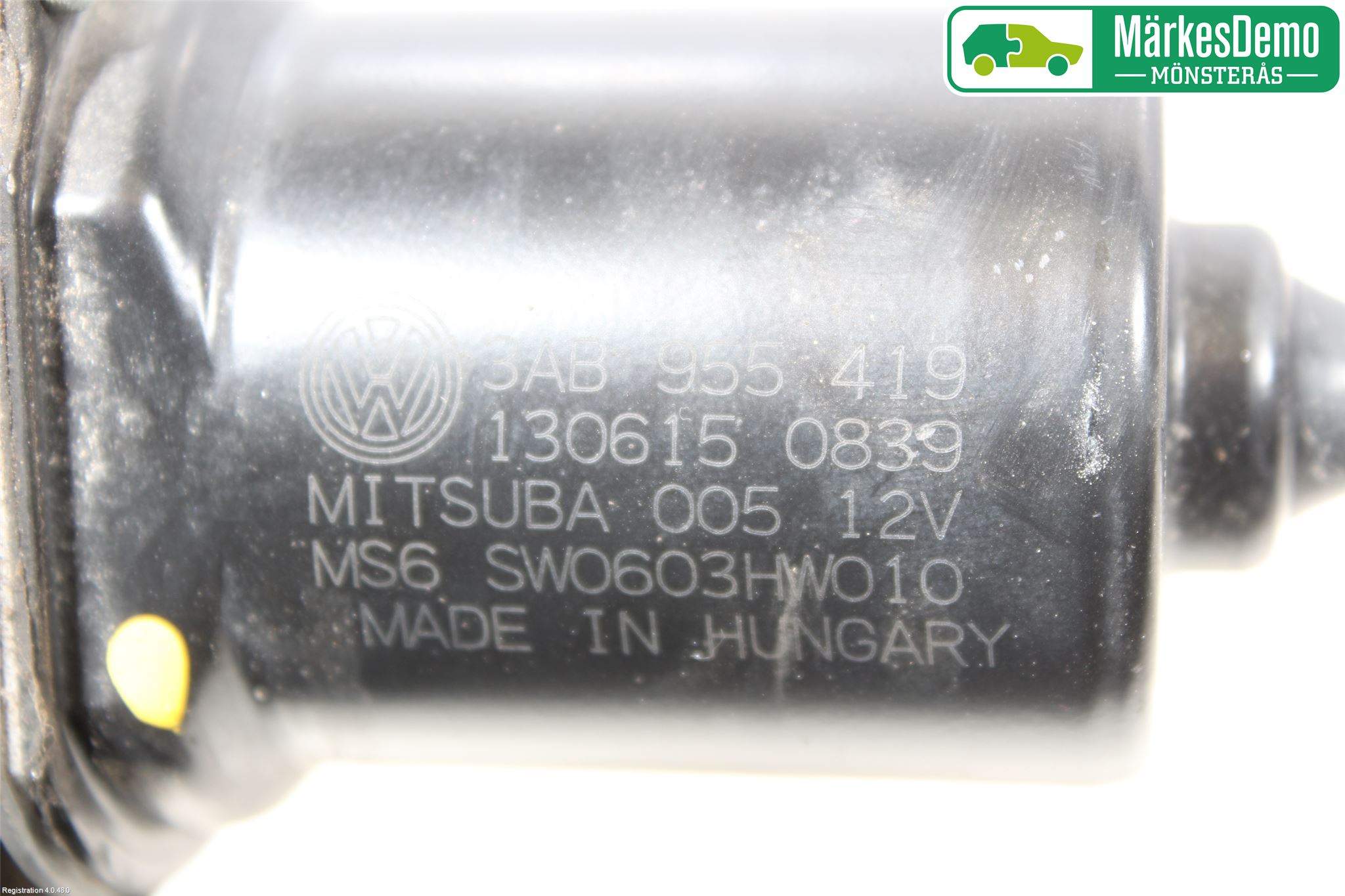 Volkswagen VW PASSAT 11-14 Torkarmotor Vindruta
