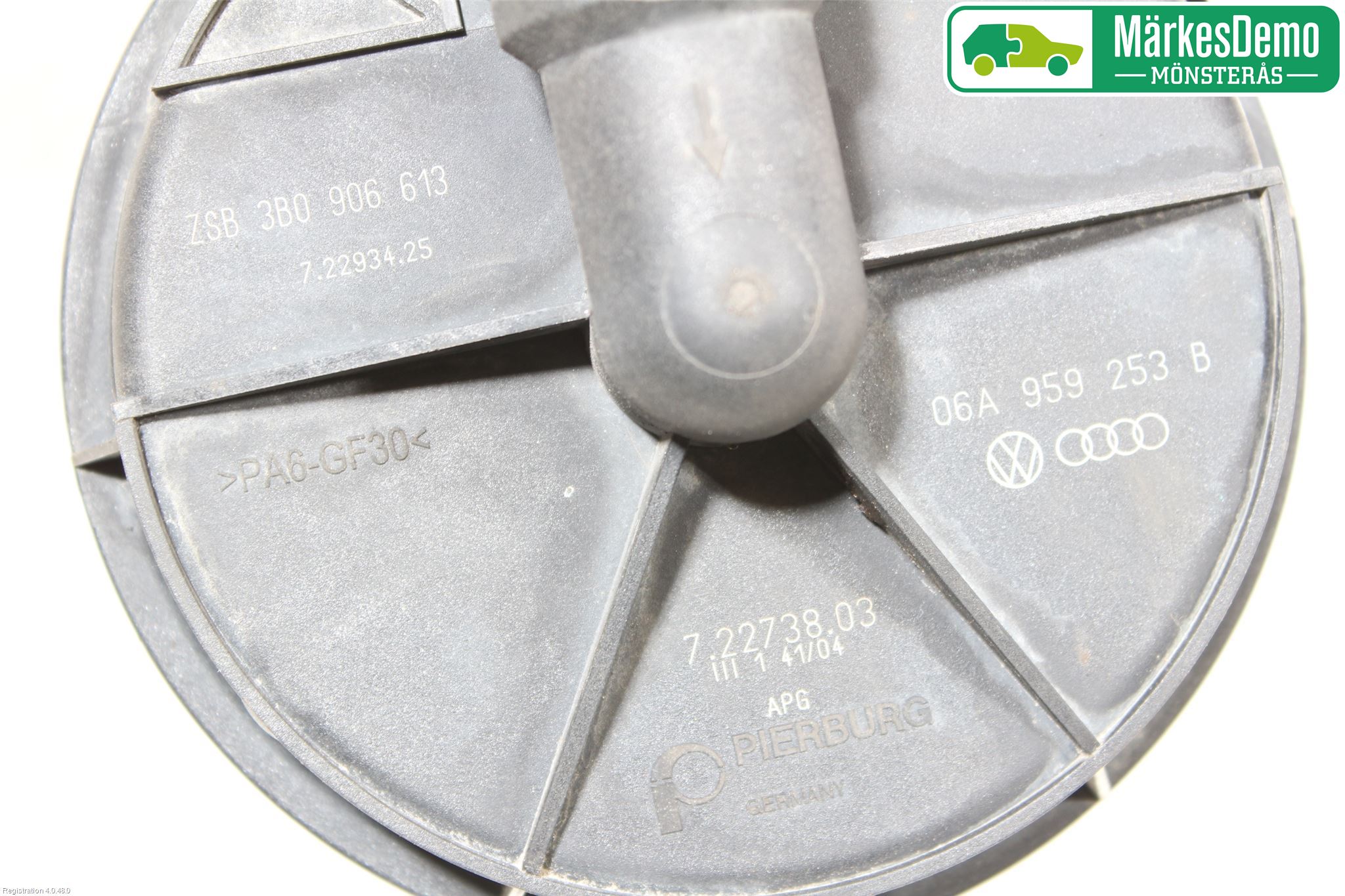 Skoda SUPERB 01-08 Luftpump-Avgasrening