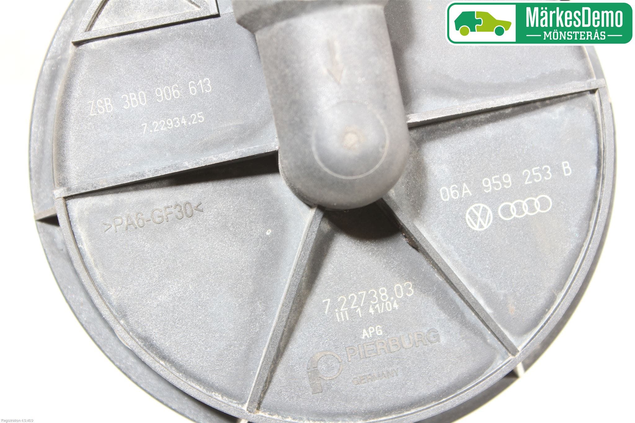 Skoda SUPERB 01-08 Luftpump-Avgasrening